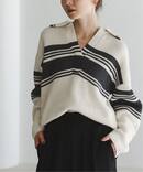 《NOBLE別注》Venit/ヴェニット ランダムボーダーニット