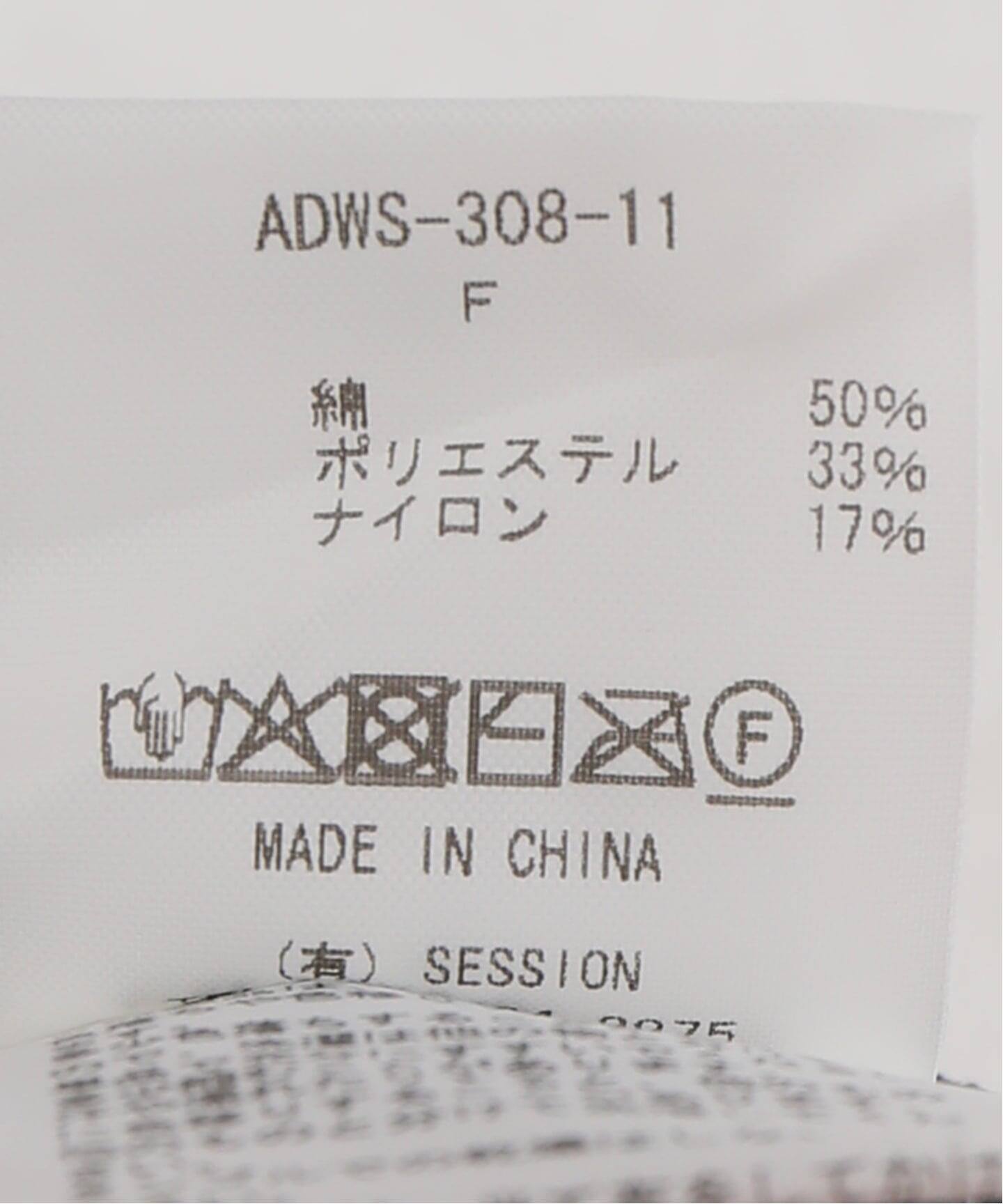 アーカイブ別注・追加》ADAWAS/アダワズ COTTON STRETCH COMPACT TOP
