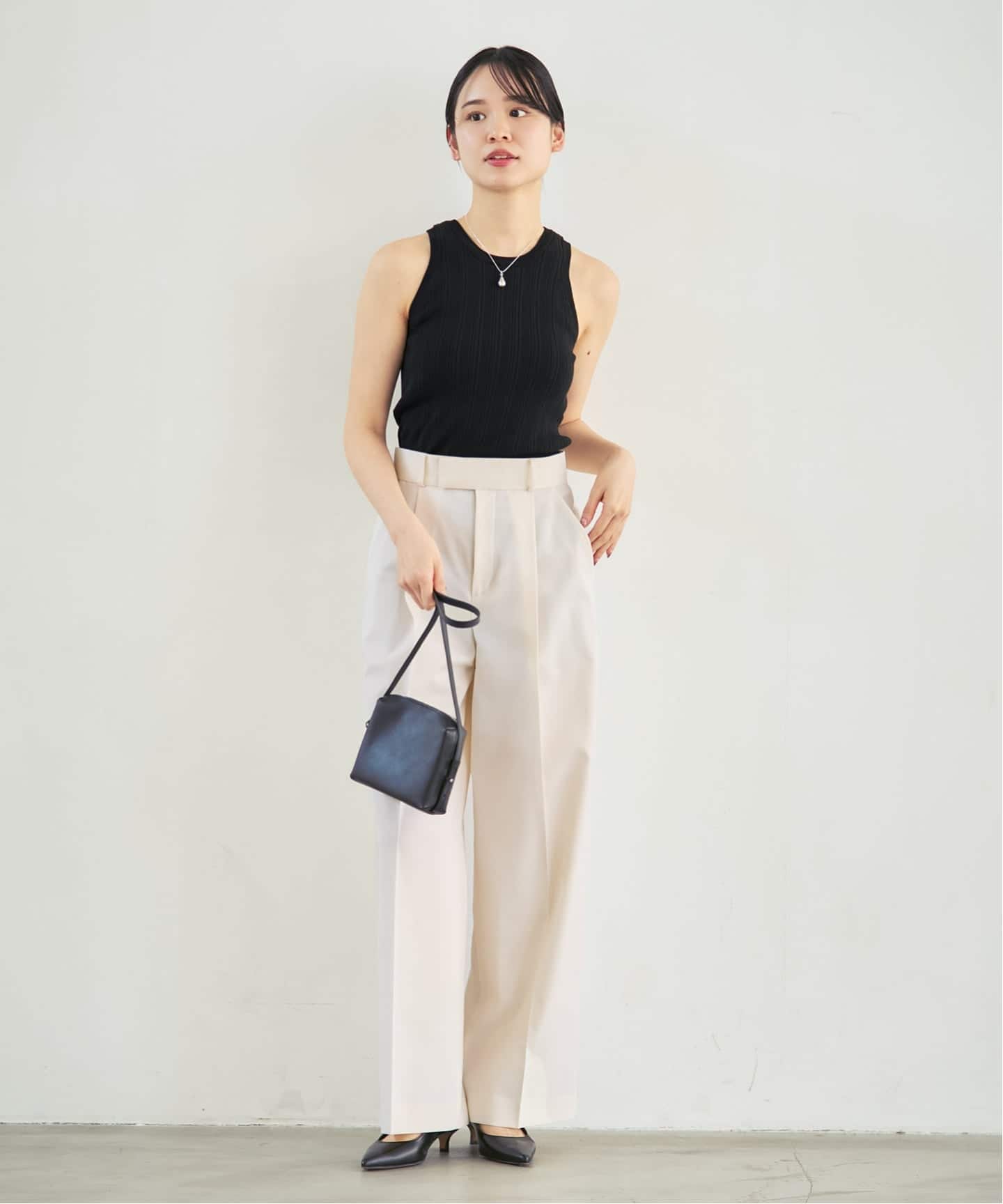 NOBLE別注》【洗える】ADAWAS/アダワズ RANDOM RIB TANK TOP（タンク