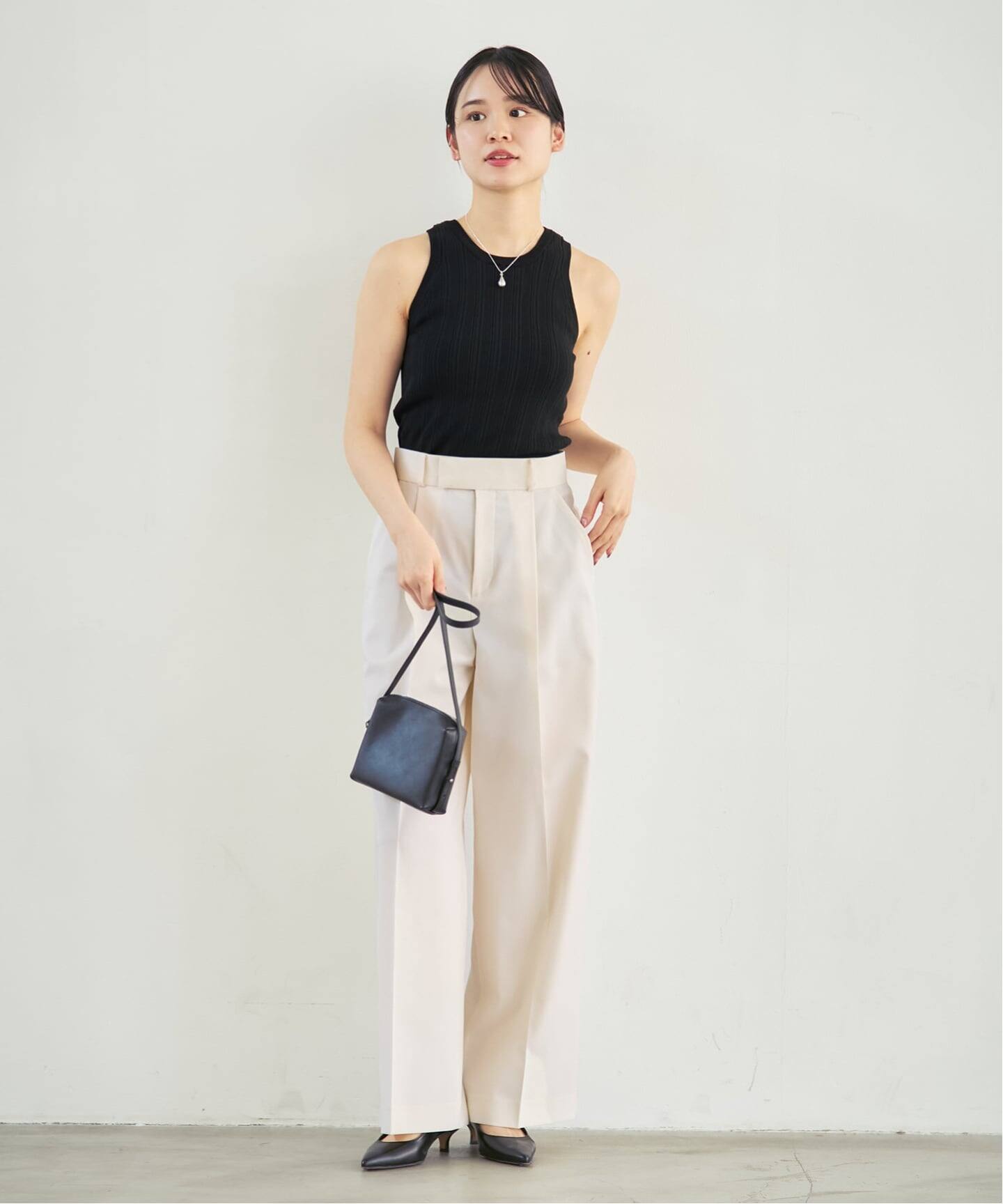 NOBLE別注》【洗える】ADAWAS/アダワズ RANDOM RIB TANK TOP（タンク 
