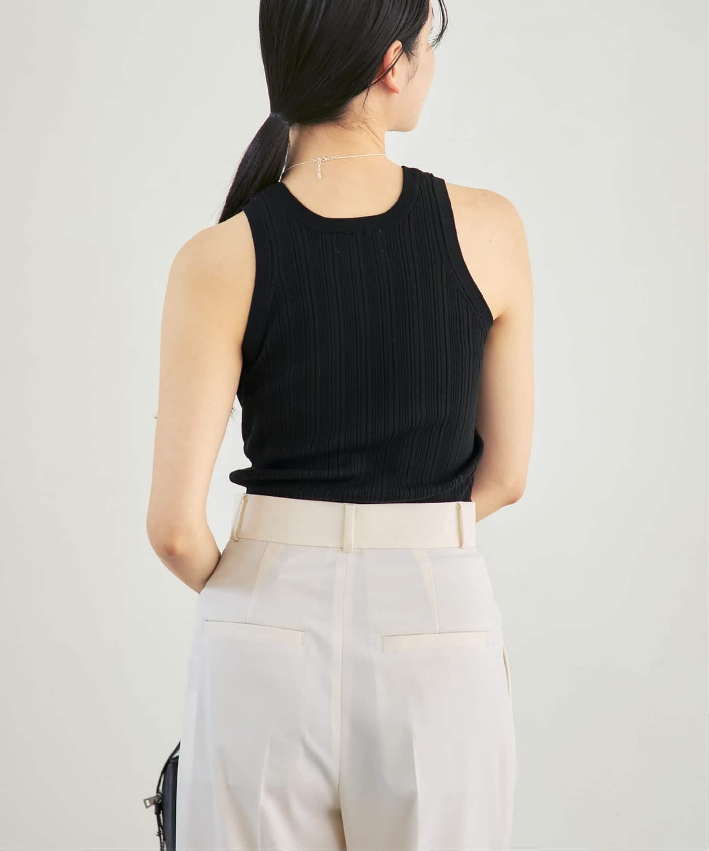 NOBLE   【ADAWAS】RANDOM RIB TANK TOP NOBLE別注》【洗える】ADAWAS/アダワズ RANDOM RIB TANK TOP（タンク