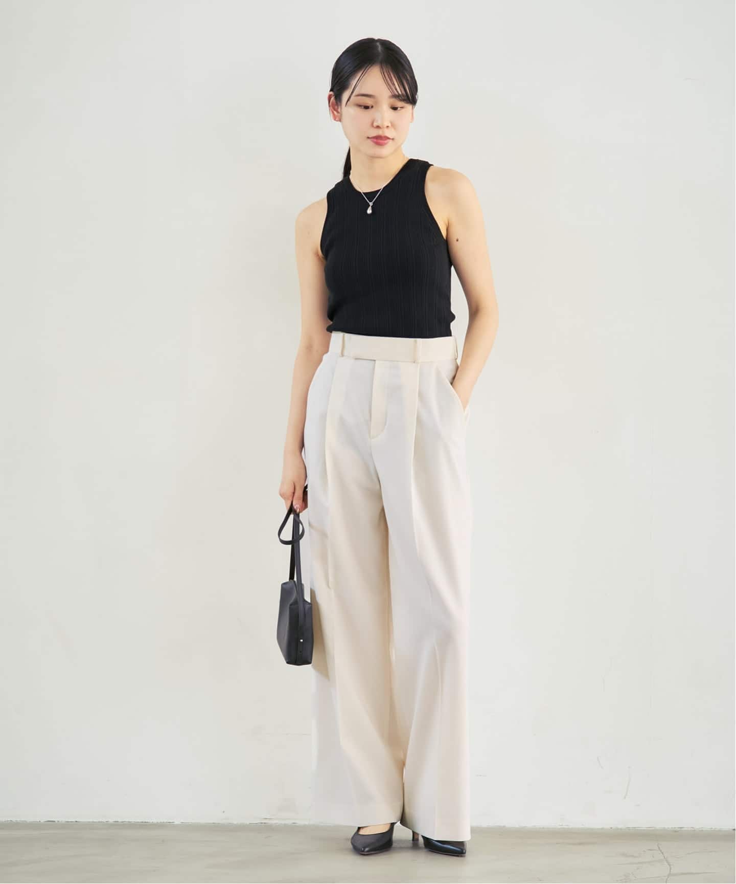 NOBLE別注》【洗える】ADAWAS/アダワズ RANDOM RIB TANK TOP（タンク