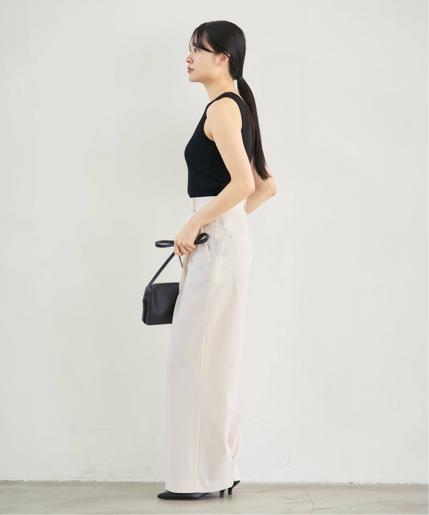 NOBLE   【ADAWAS】RANDOM RIB TANK TOP NOBLE別注》【洗える】ADAWAS/アダワズ RANDOM RIB TANK TOP（タンク