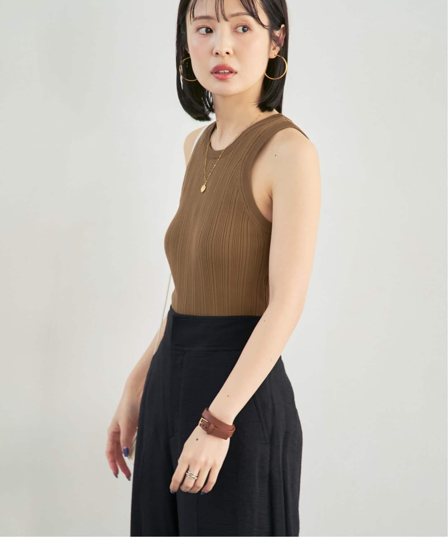 ADAWAS 2WAY TANK TOP アダワス　ナチュラル アダワス ADAWAS（アダワス）春夏入荷予定商品をご紹介 – apt magazine