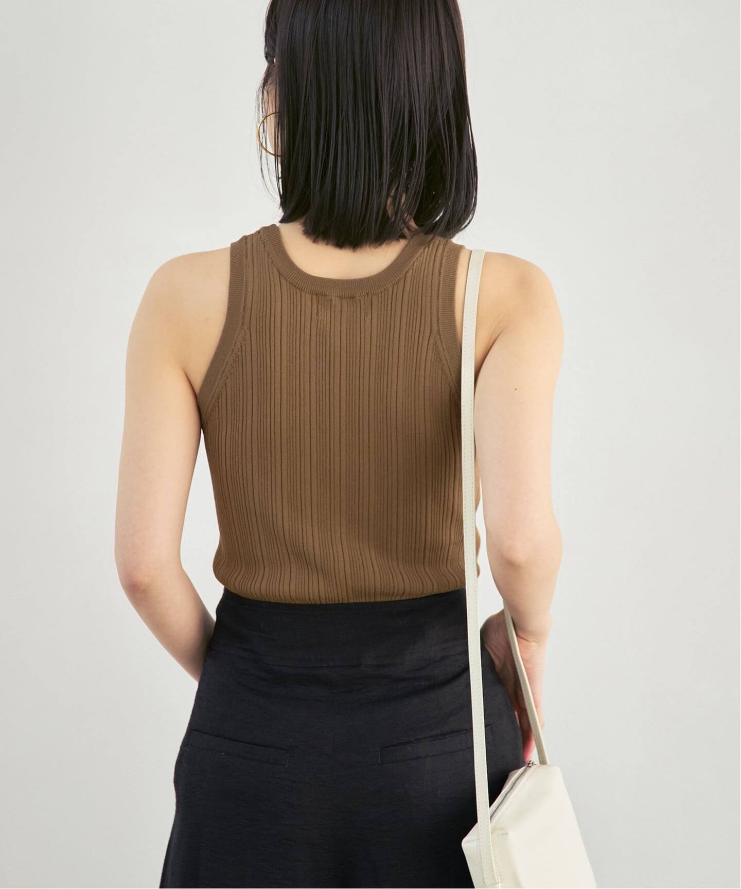 NOBLE別注》【洗える】ADAWAS/アダワズ RANDOM RIB TANK TOP（タンク