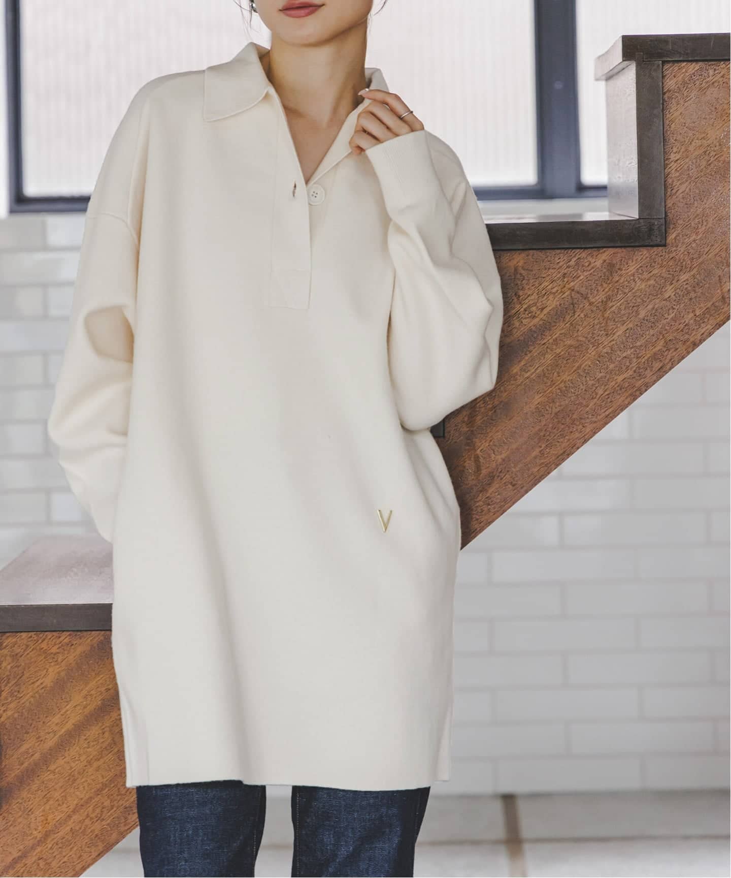 予約》Venit/ヴェニット DOUBLE FACE KNIT（ニット／セーター）｜NOBLE