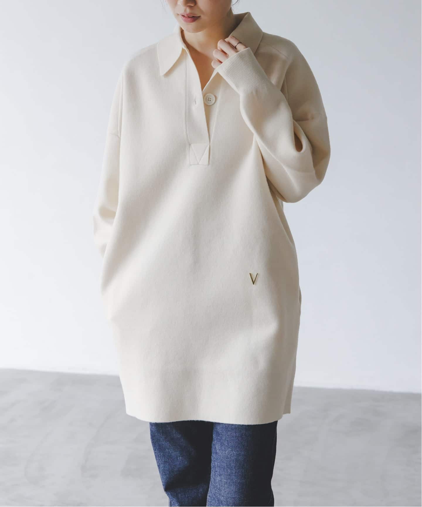 予約》Venit/ヴェニット DOUBLE FACE KNIT（ニット／セーター）｜NOBLE
