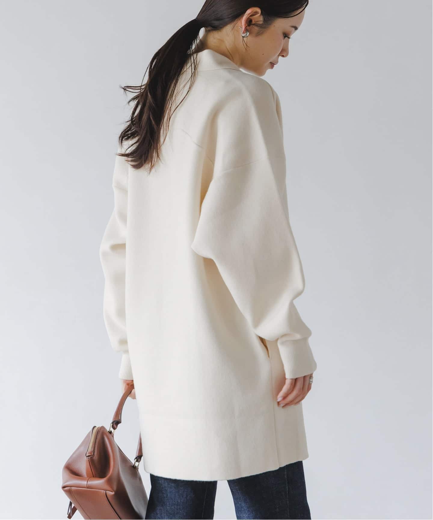 予約》Venit/ヴェニット DOUBLE FACE KNIT（ニット／セーター）｜NOBLE