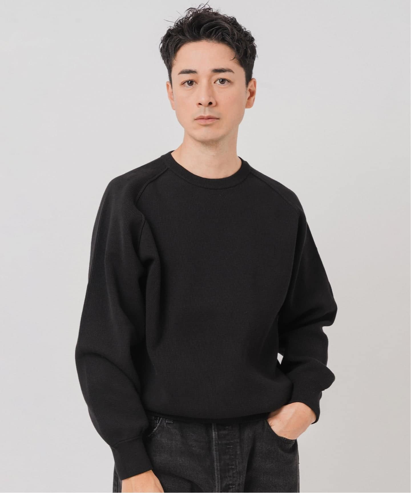 PLATING ワッフル クルーネックニット（ニット／セーター）｜EDIFICE