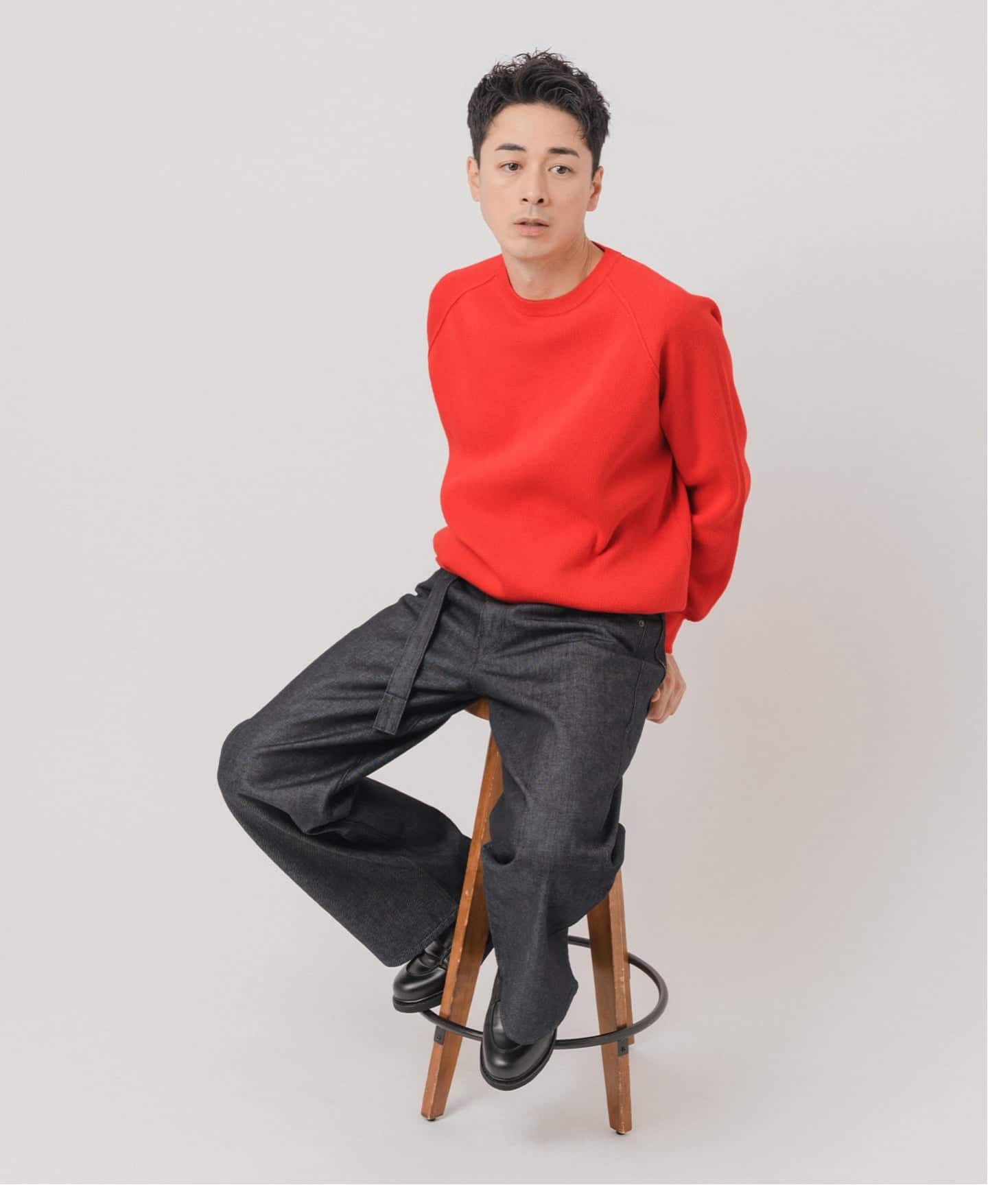 PLATING ワッフル クルーネックニット（ニット／セーター）｜EDIFICE