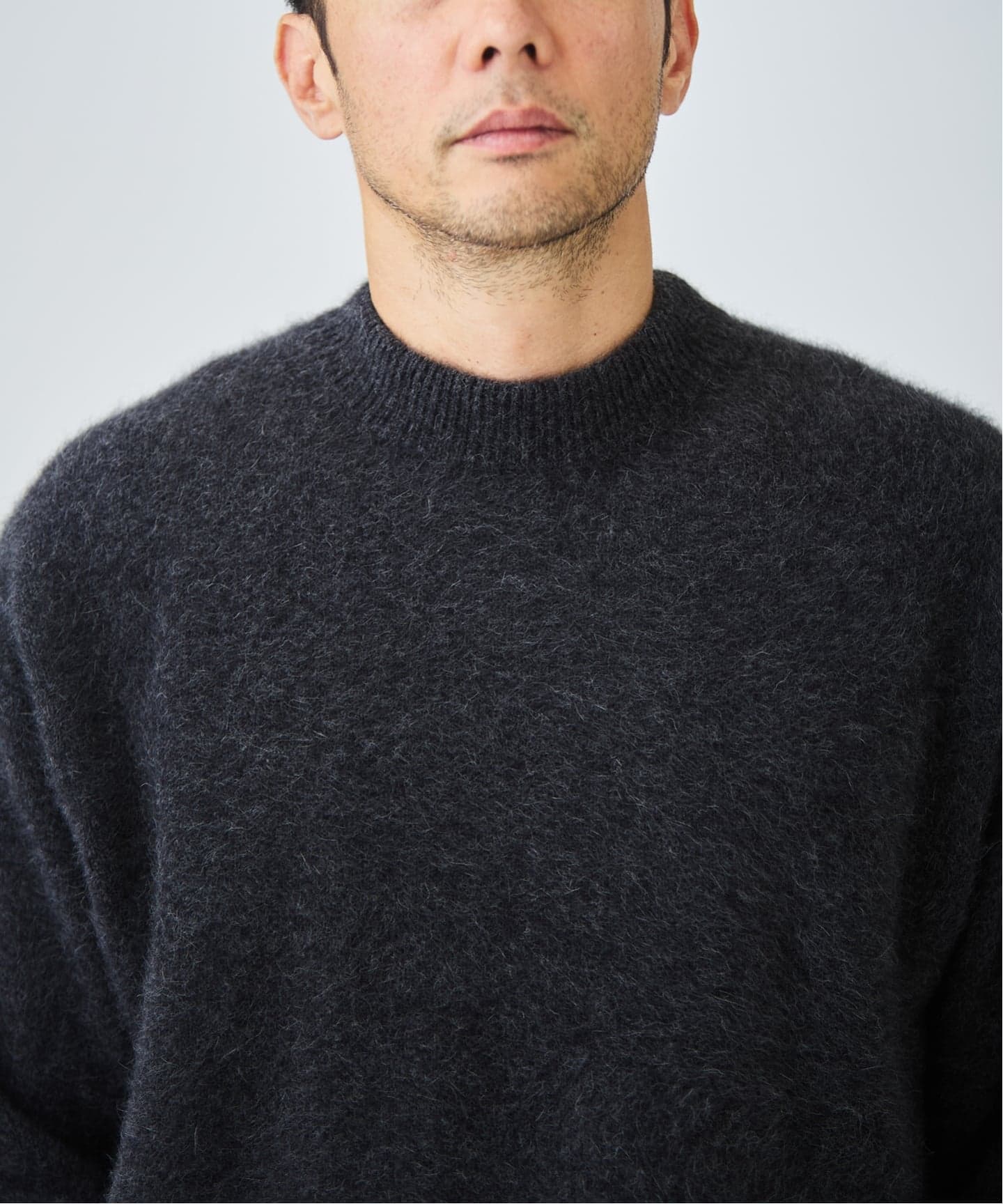 予約》フォックス/カシミヤ ミックス モックネック ニット(ニット 予約》フォックス/カシミヤ ミックス モックネック ニット(ニット