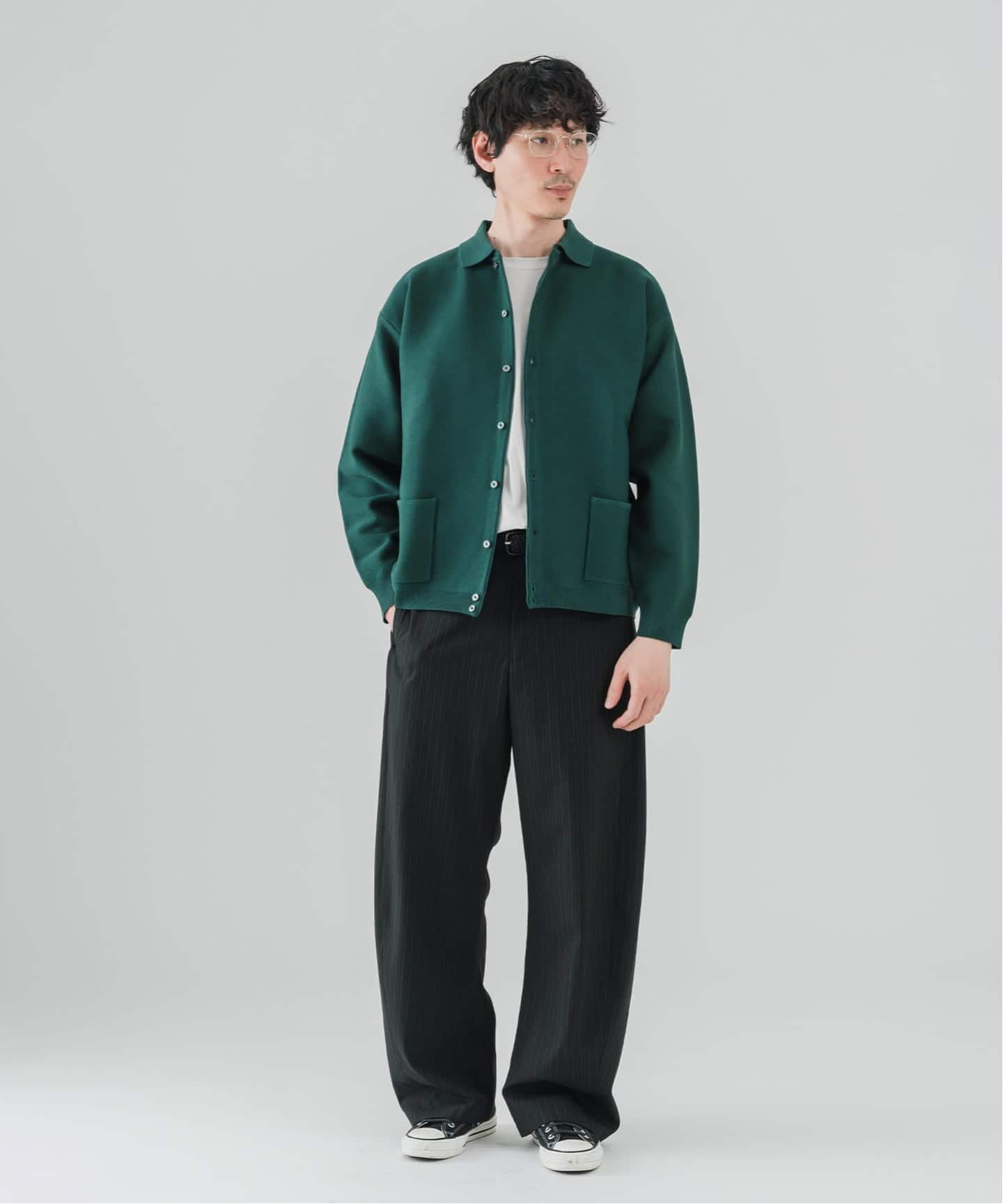 ニット ポロ カーディガン（カーディガン）｜EDIFICE（エディフィス