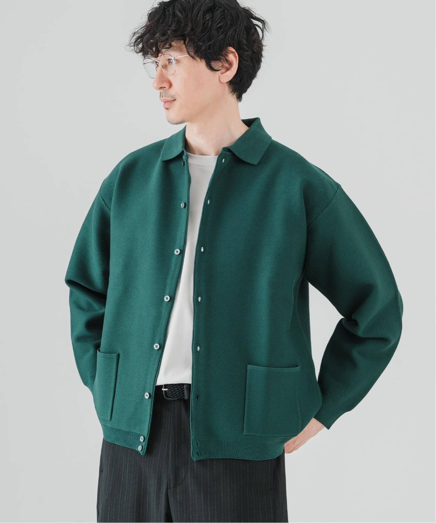 ニット ポロ カーディガン（カーディガン）｜EDIFICE（エディフィス