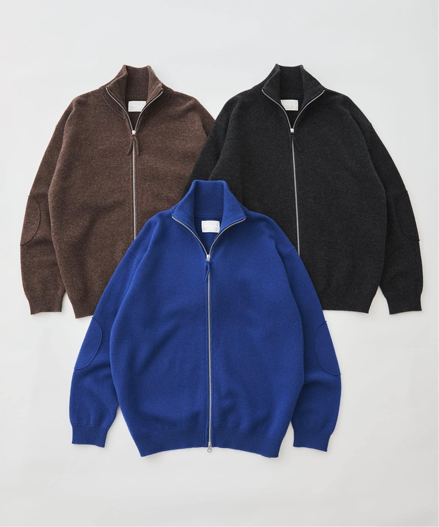 EDIFICE by PIPPIOLINO》エルボーパッチ ドライバーズニット（ニット