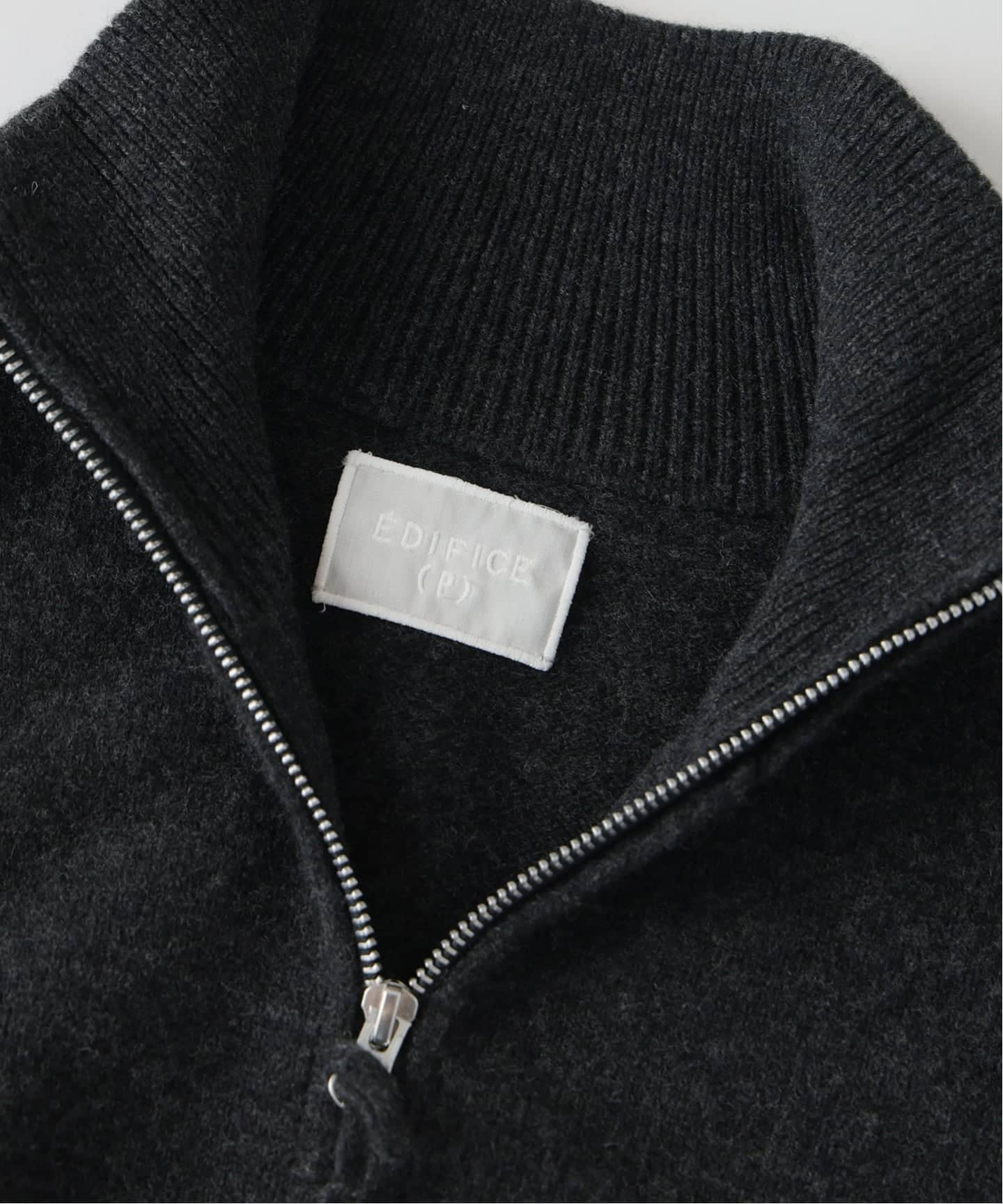 EDIFICE by PIPPIOLINO》エルボーパッチ ドライバーズニット（ニット