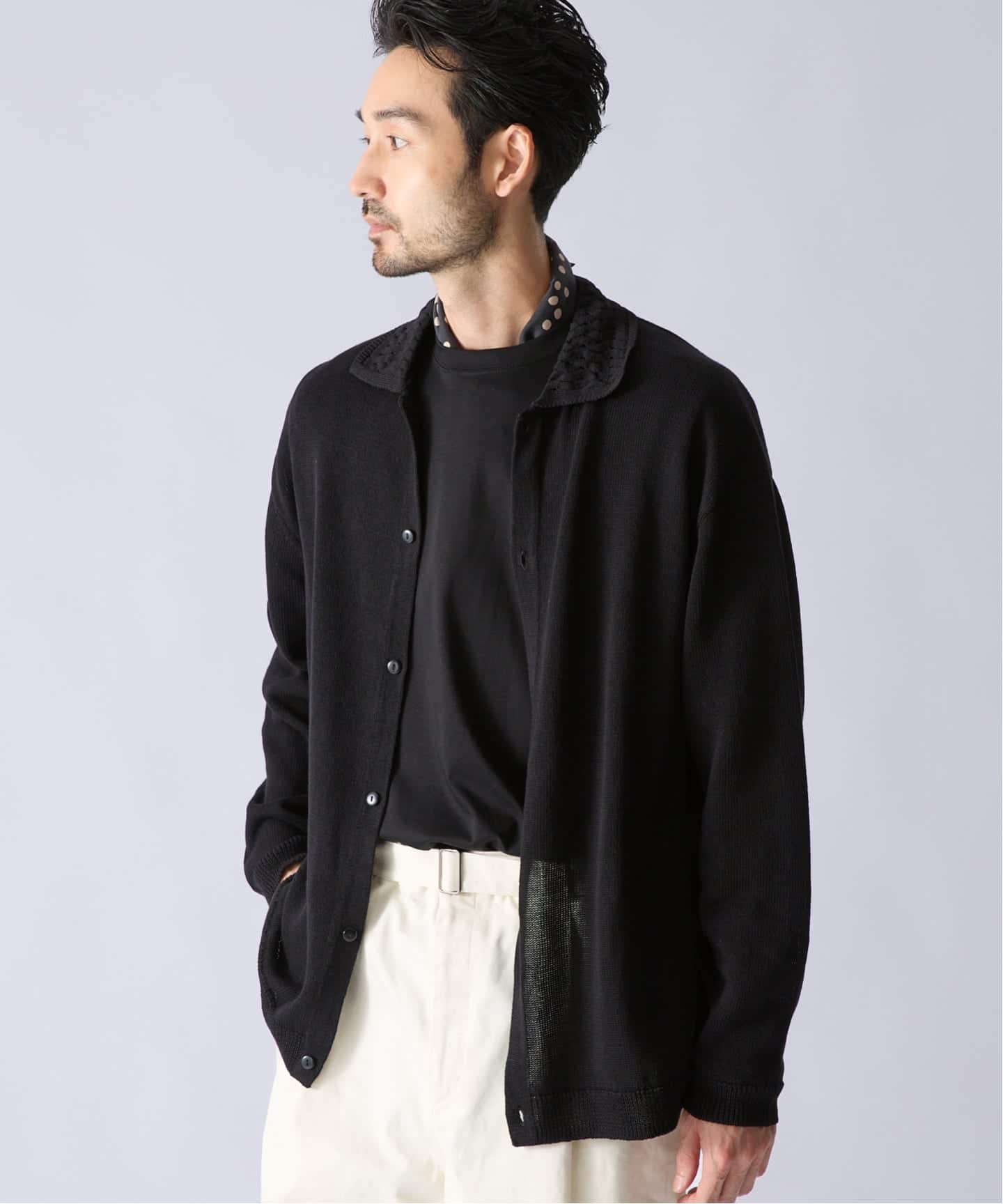  ニットシャツとスコートセット ブラック ニットシャツとスコートセット ブラック BLACK SHEEP KNIT SHIRT