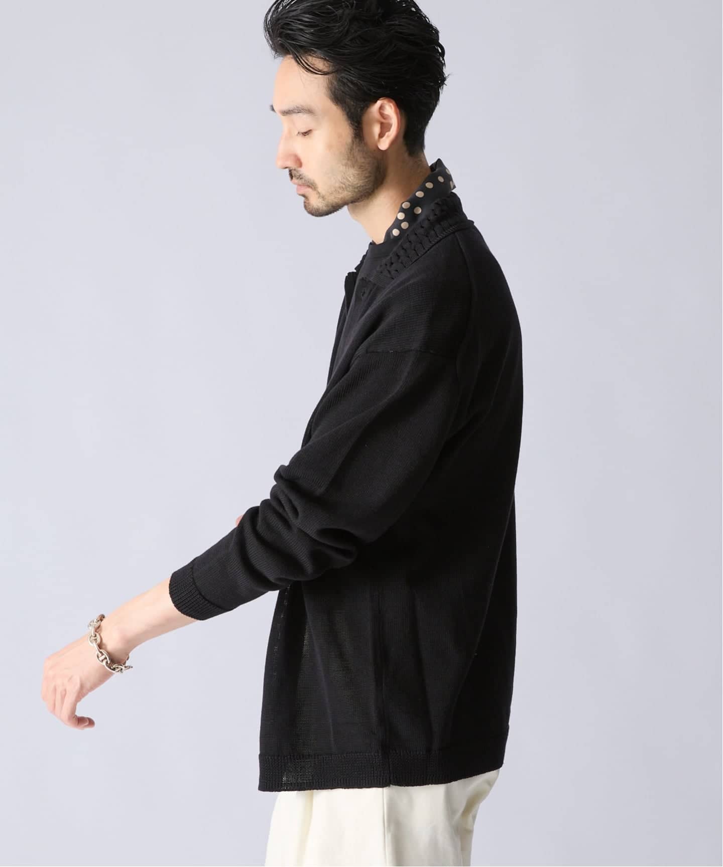 EDIFICE by PIPPIOLINO》クロシェ ニット シャツ（シャツ／ブラウス