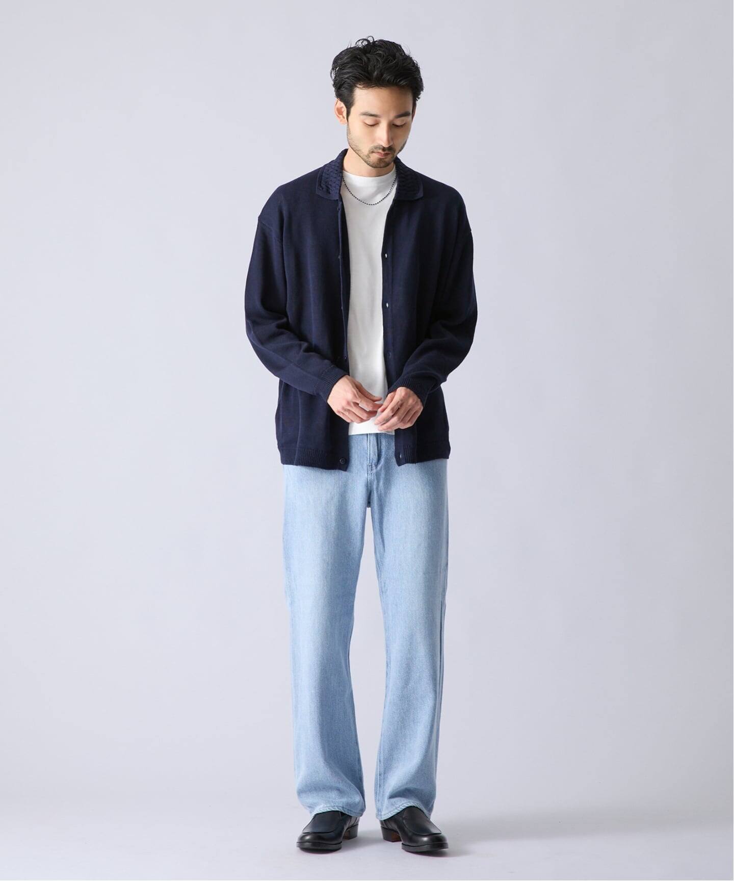 EDIFICE by PIPPIOLINO》クロシェ ニット シャツ（シャツ／ブラウス