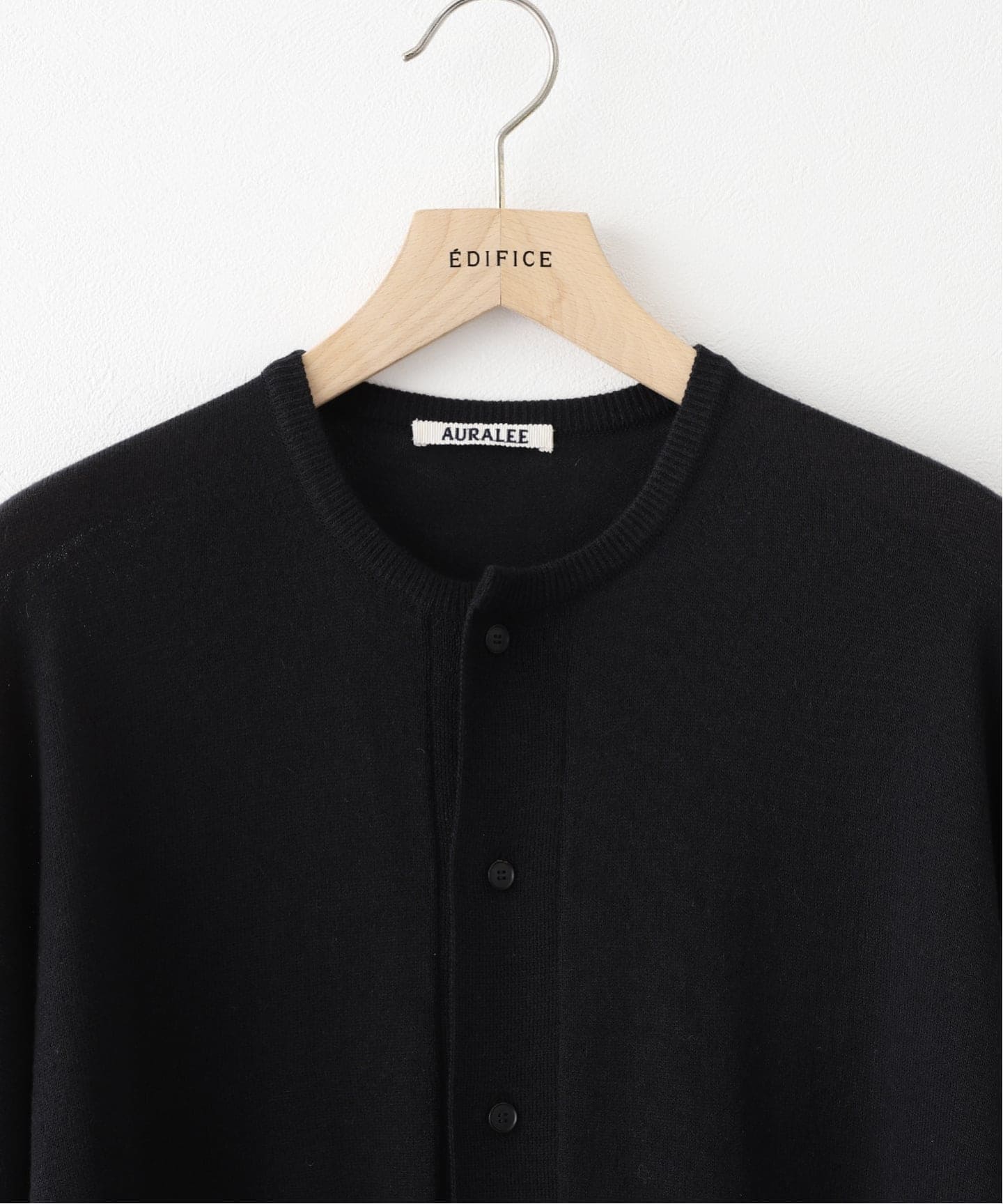 AURALEE (オーラリー) CASHMERE HARD TWIST KNIT カーディガン