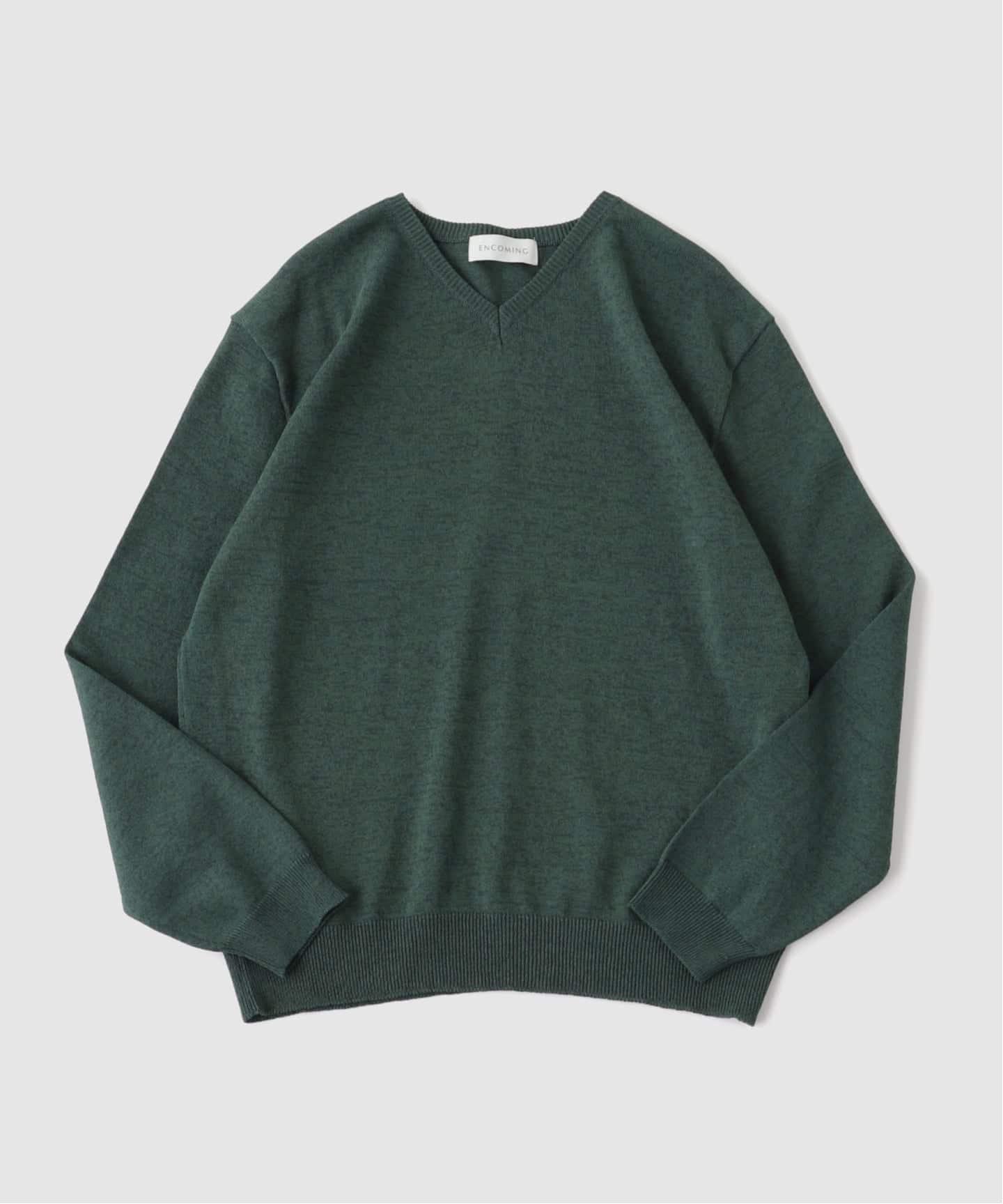 ENCOMIN（インカミング) KNITTED V NECK JUMPER（ニット／セーター