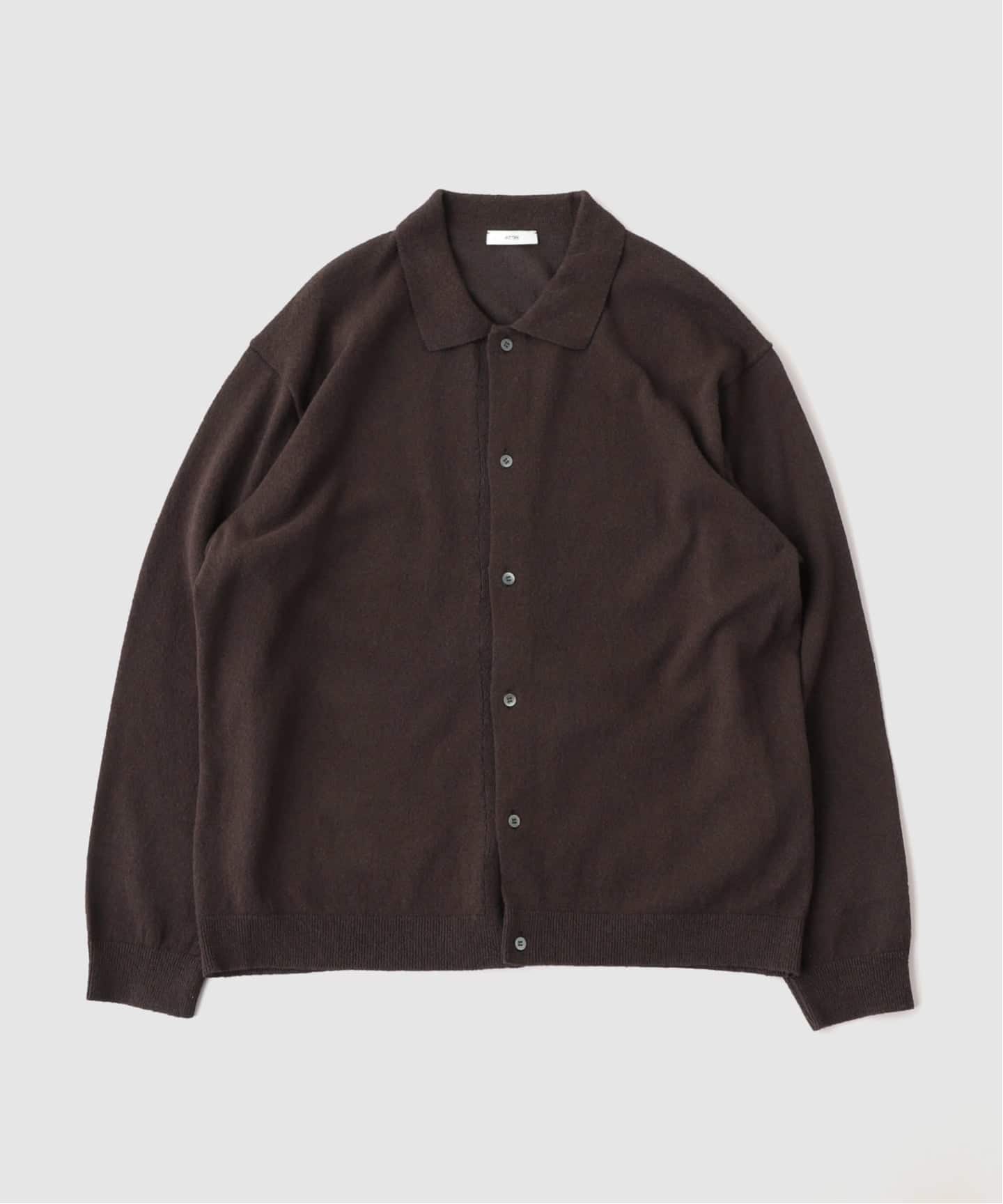 Aton エイトン　コットンカーディガン　drawer シャツ ATON - 【残り一点】Wool Washi Oversized Cardigan | ACRMTSM ONLINE