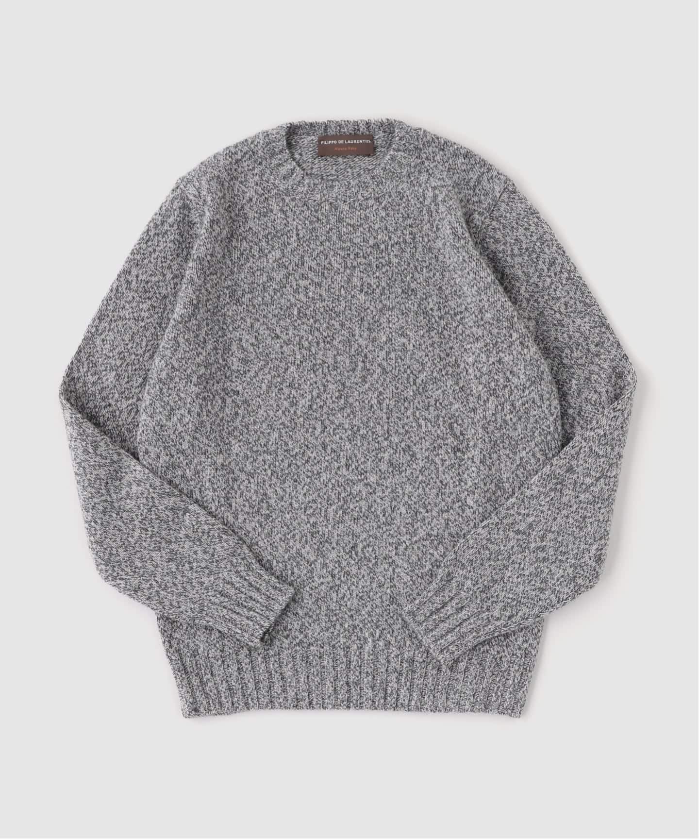 FILIPPO DE LAURENTIIS Melange クルーネック ニット（ニット