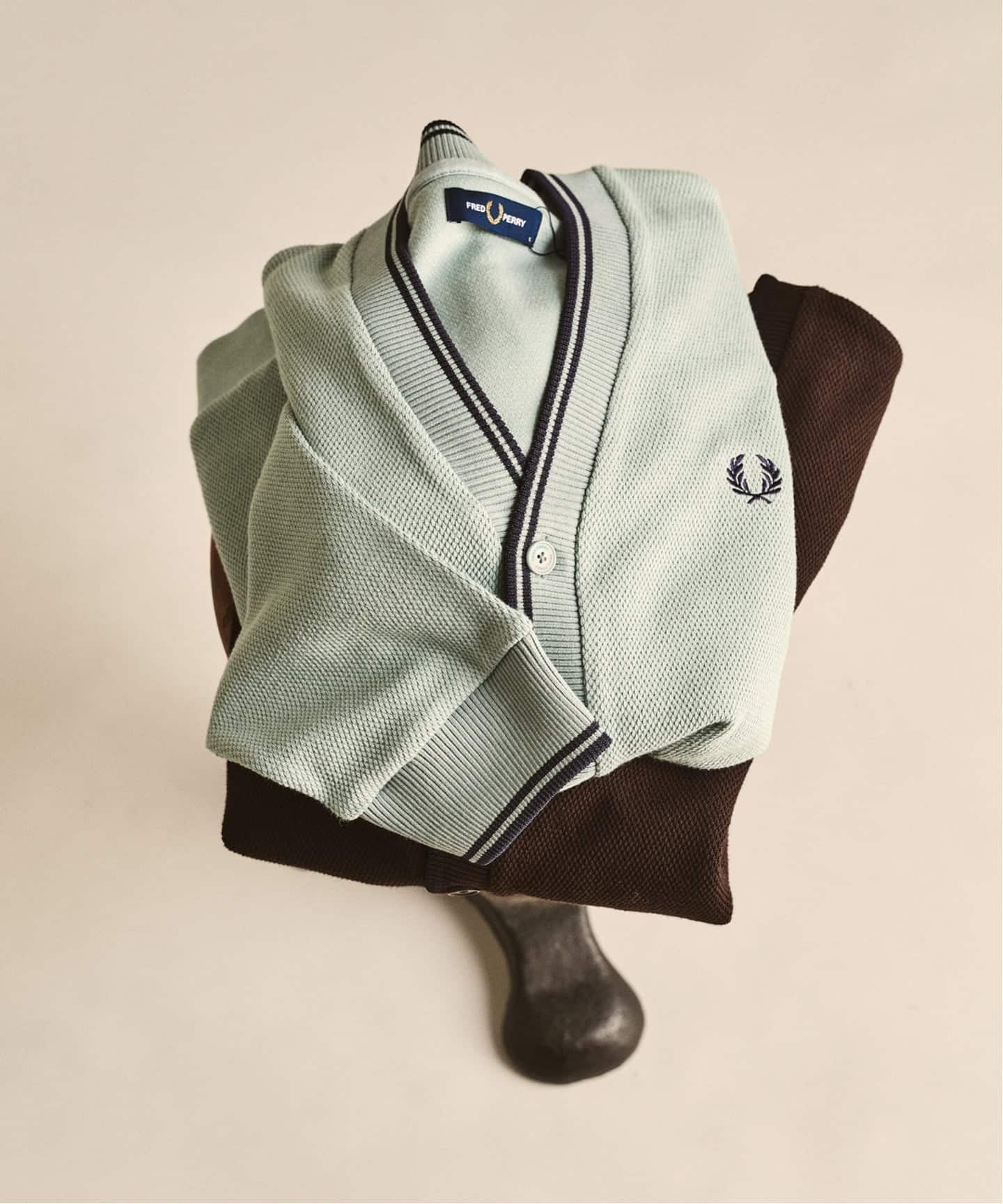 FRED PERRY / フレッドペリー 417別注 ティップドカーディガン