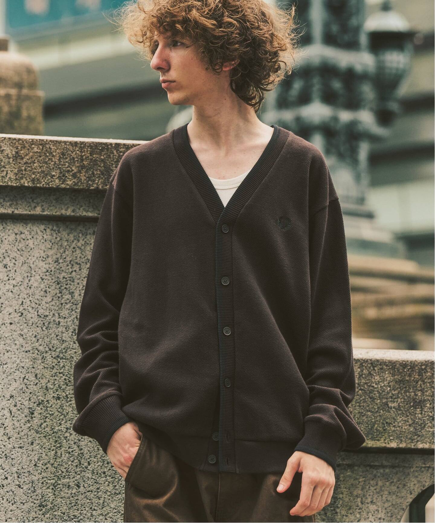FRED PERRY / フレッドペリー 417別注 ティップドカーディガン