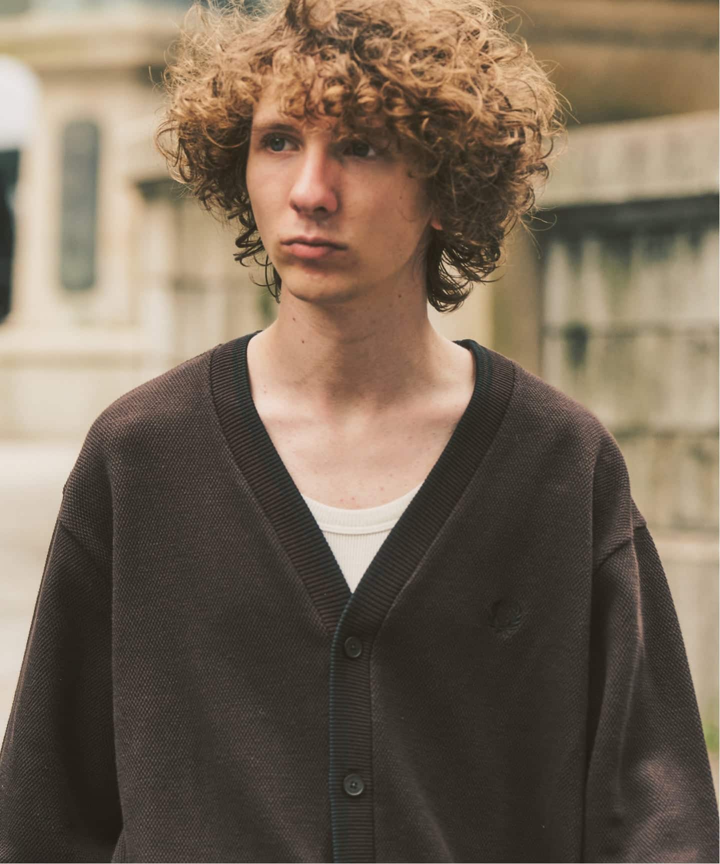 FRED PERRY / フレッドペリー 417別注 ティップドカーディガン