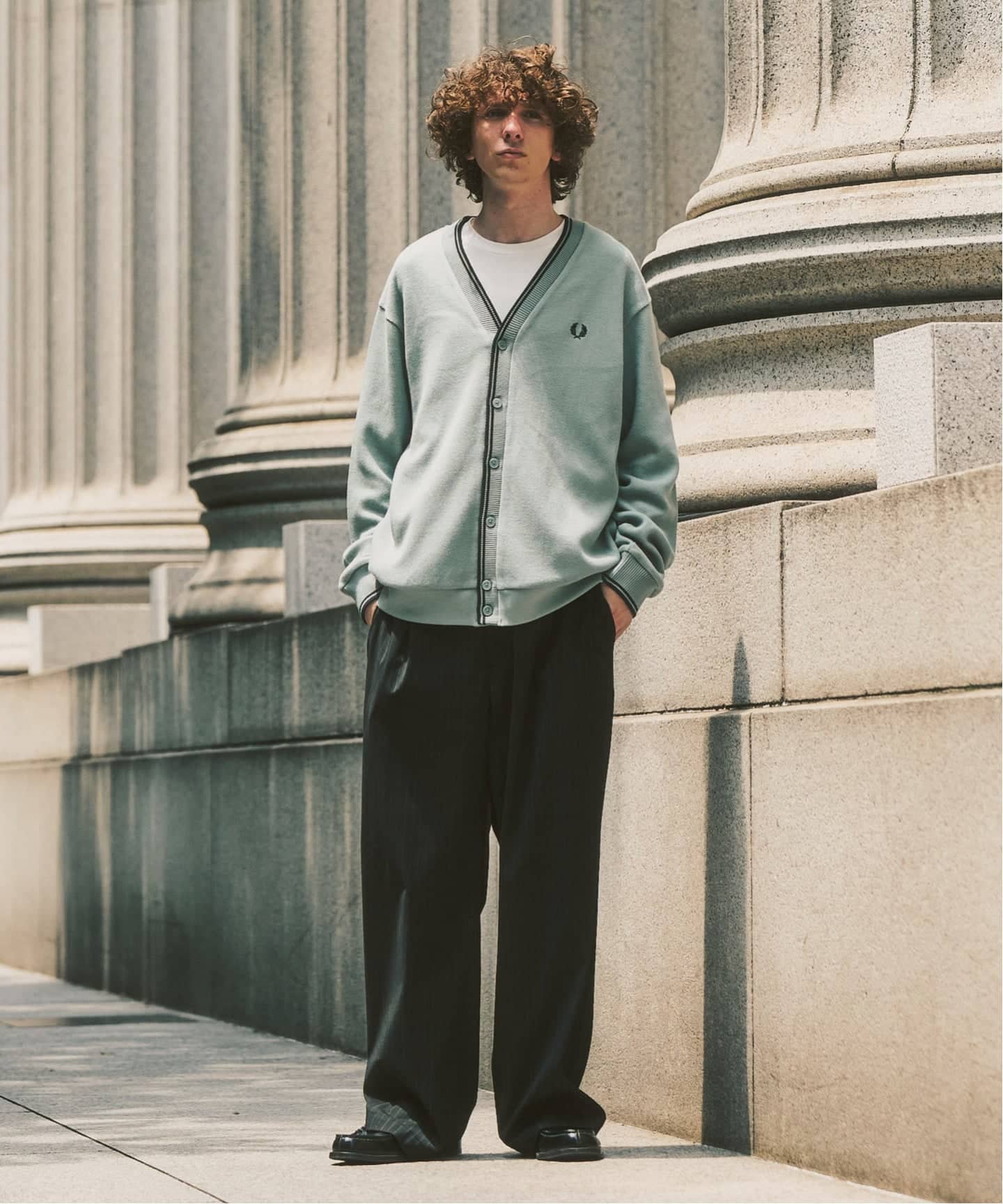 FRED PERRY / フレッドペリー 417別注 ティップドカーディガン