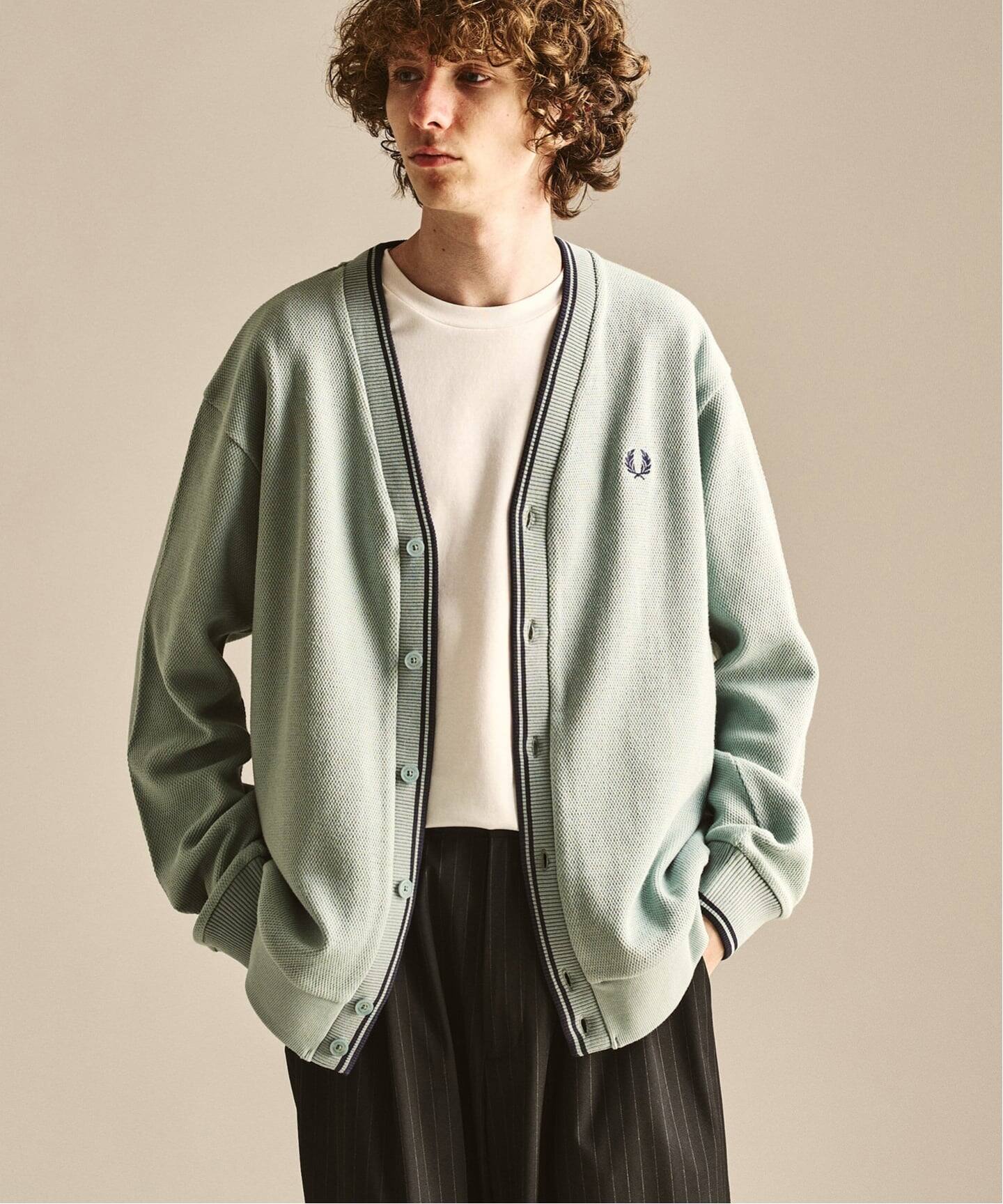 FRED PERRY / フレッドペリー 417別注 ティップドカーディガン