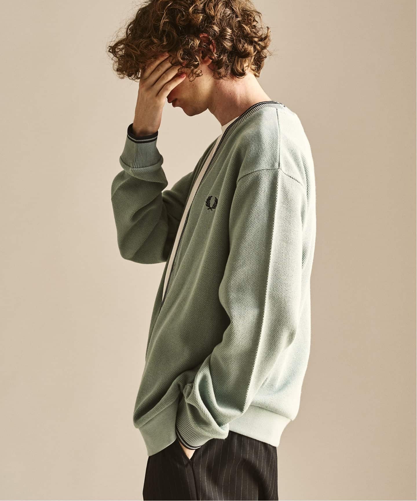 FRED PERRY / フレッドペリー 417別注 ティップドカーディガン