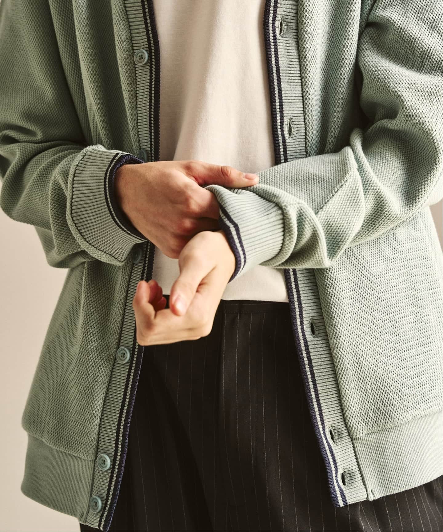 FRED PERRY / フレッドペリー 417別注 ティップドカーディガン