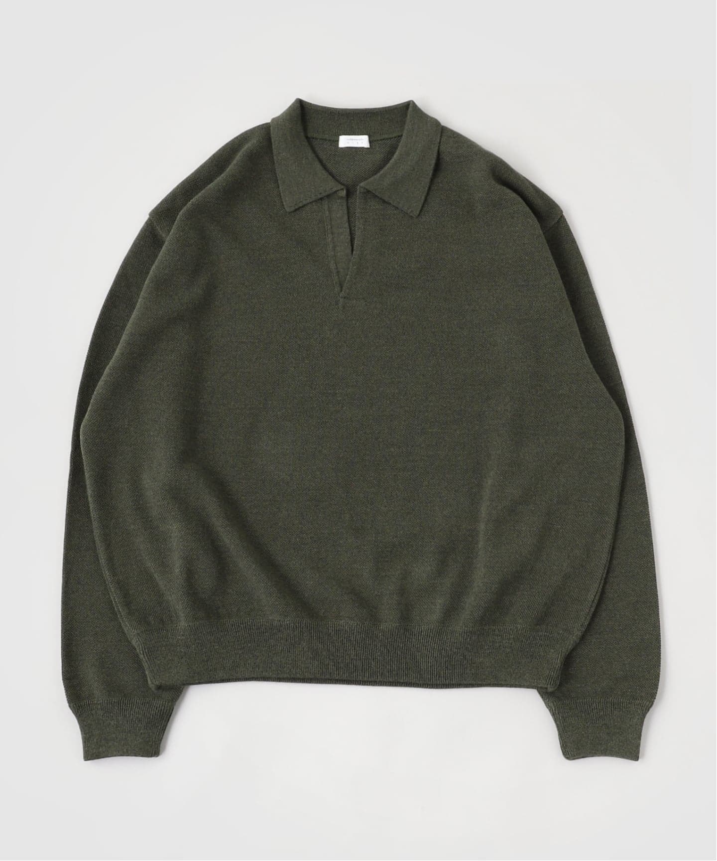 crepuscule / クレプスキュール Co/Wo Moss Stitch Skipper（ニット