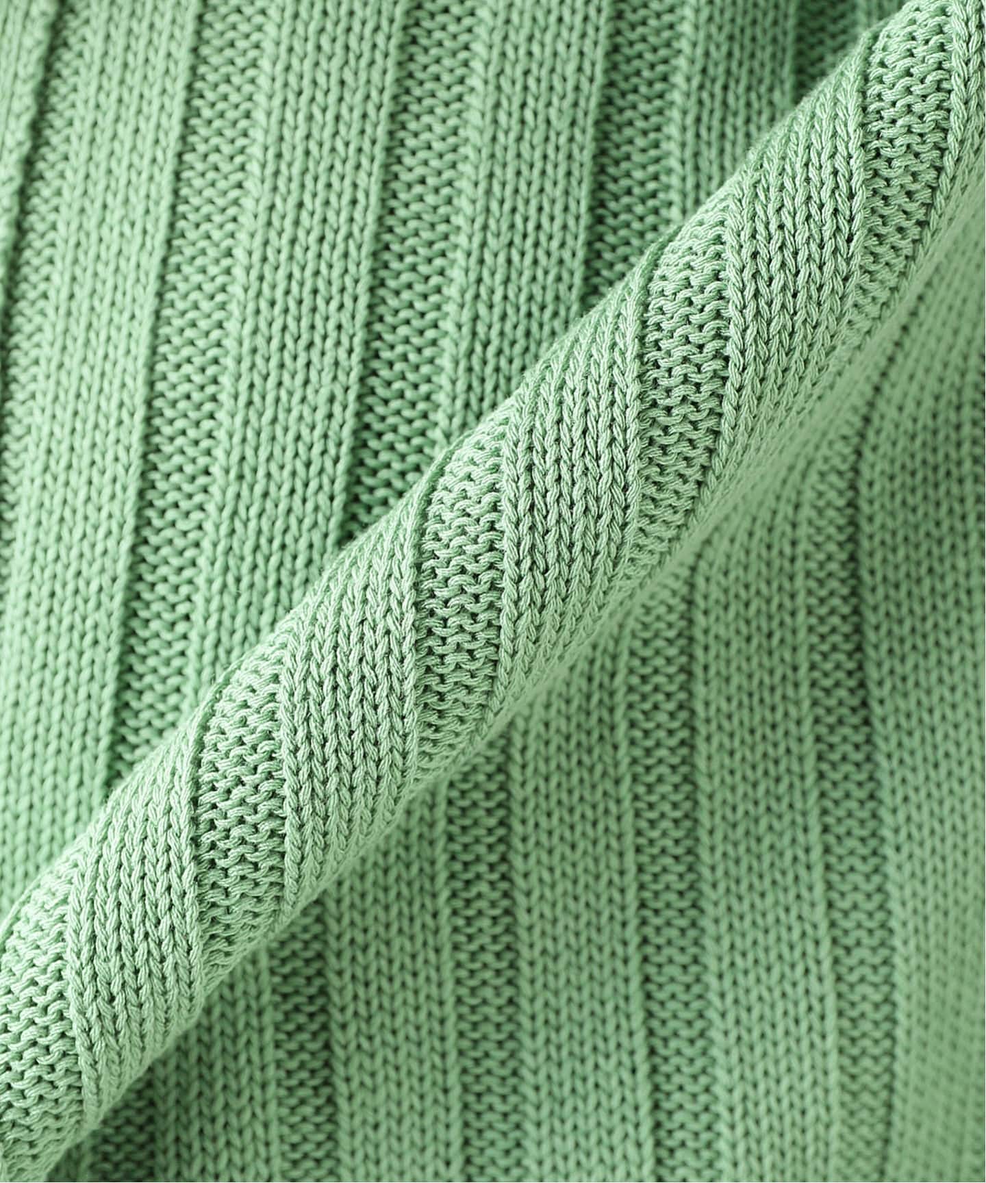 MATSUFUJI / マツフジ WIDE RIB KNIT SHIRT（ニット／セーター）｜PULP