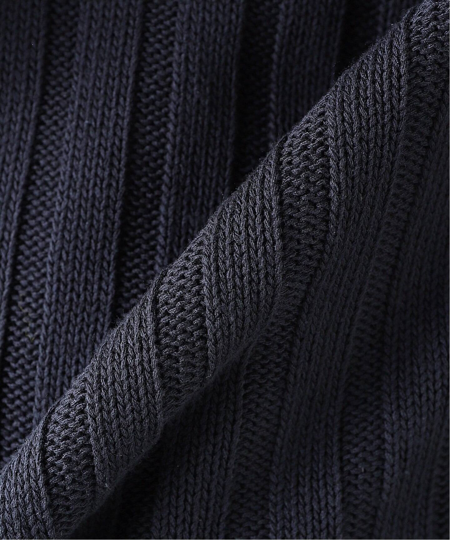 MATSUFUJI / マツフジ WIDE RIB KNIT SHIRT（ニット／セーター）｜PULP