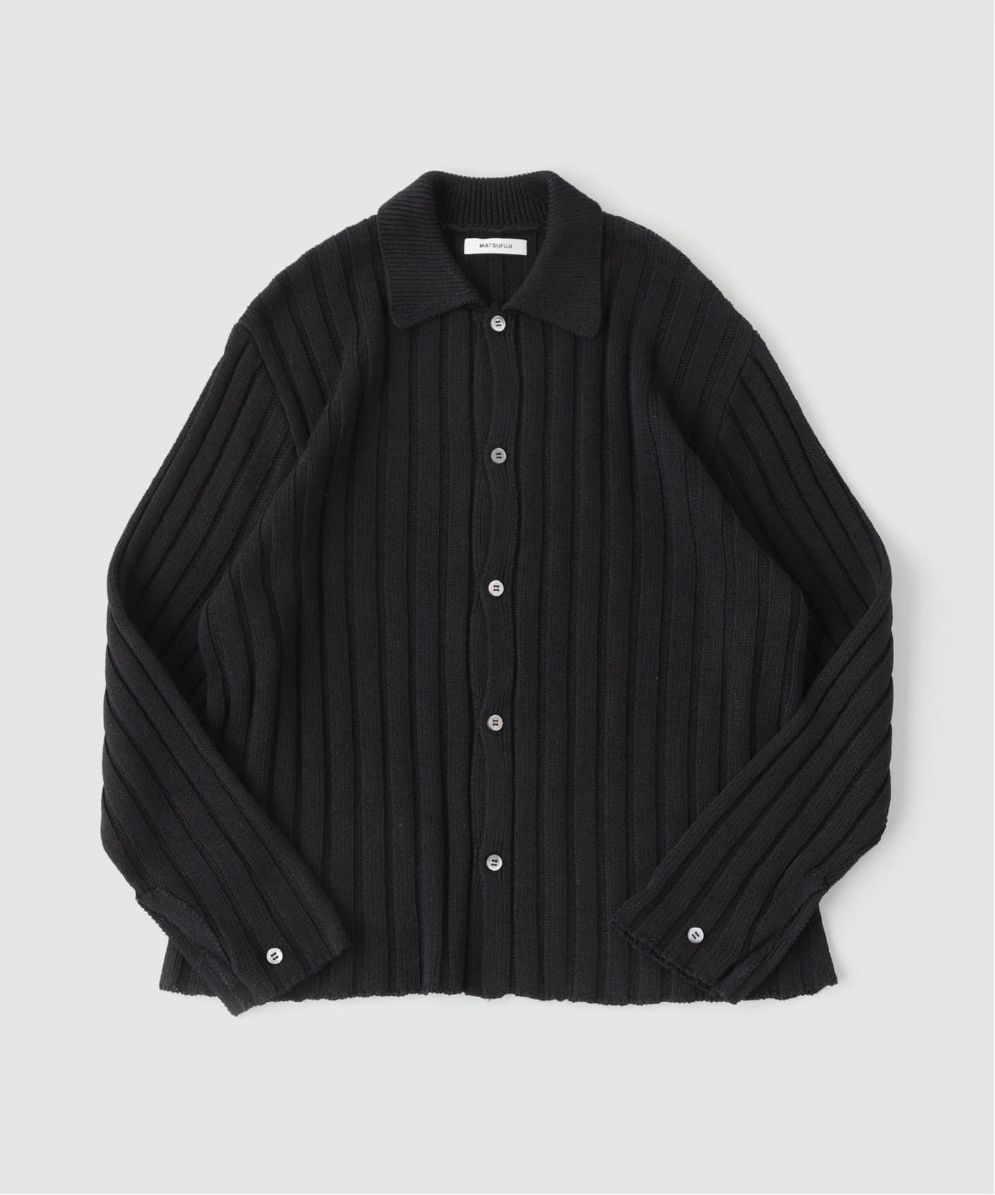 トップス MATSUFUJI WIDE RIB KNIT SHIRT MATSUFUJI / マツフジ WIDE RIB KNIT SHIRT（ニット／セーター）｜PULP