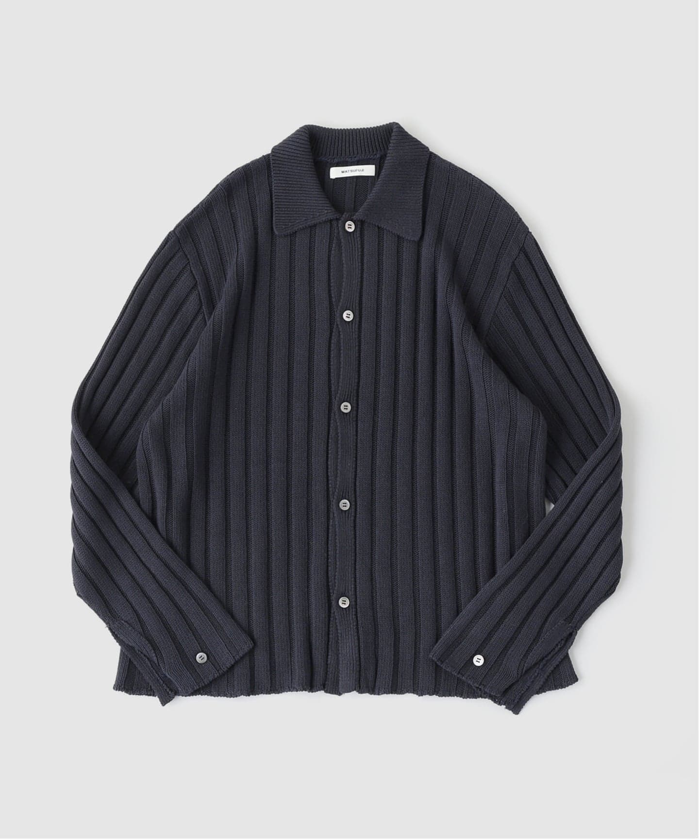 トップス MATSUFUJI WIDE RIB KNIT SHIRT MATSUFUJI / マツフジ WIDE RIB KNIT SHIRT（ニット／セーター）｜PULP