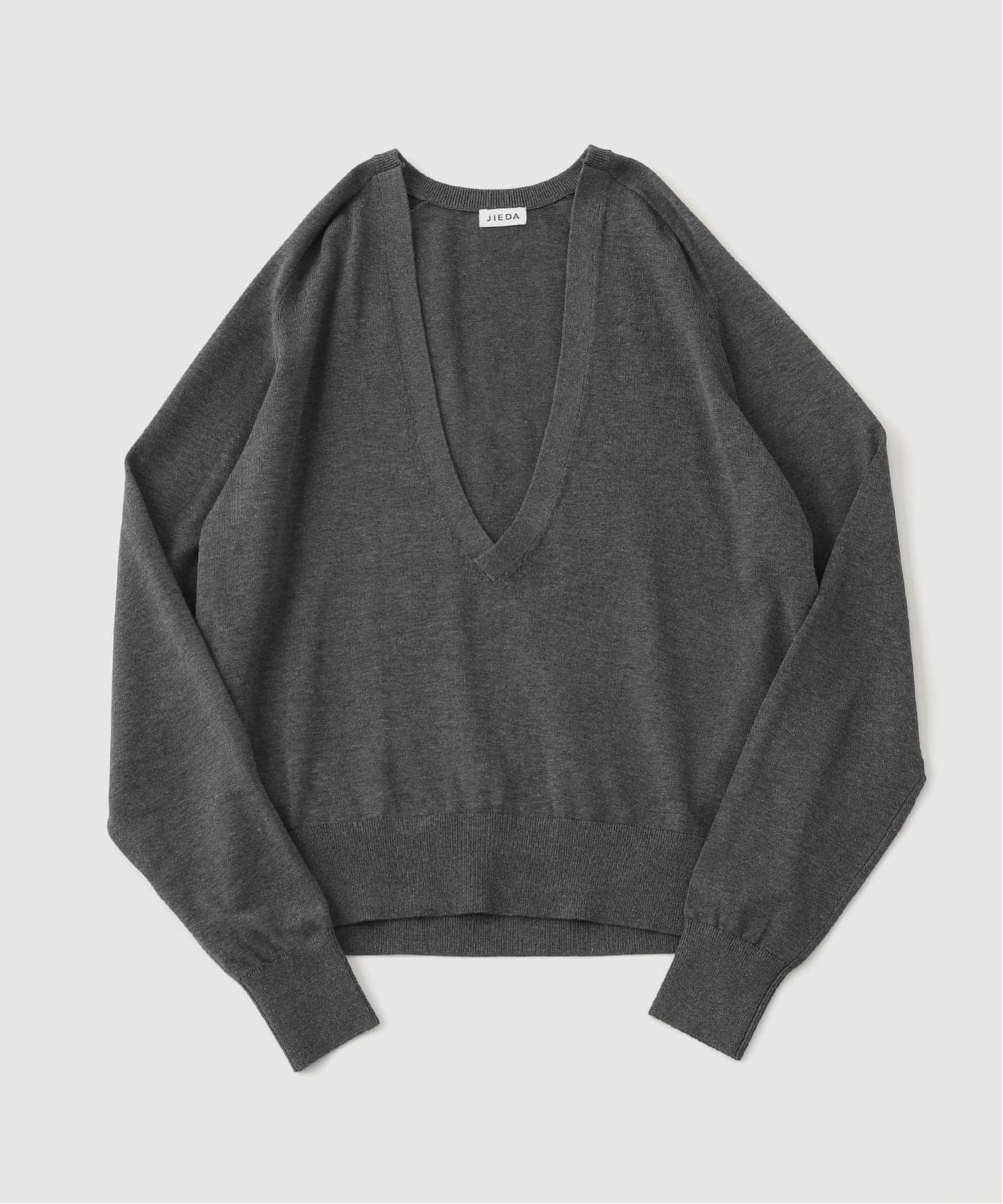 JIEDA / ジエダ COTTON SILK V NECK KNIT（ニット／セーター）｜PULP