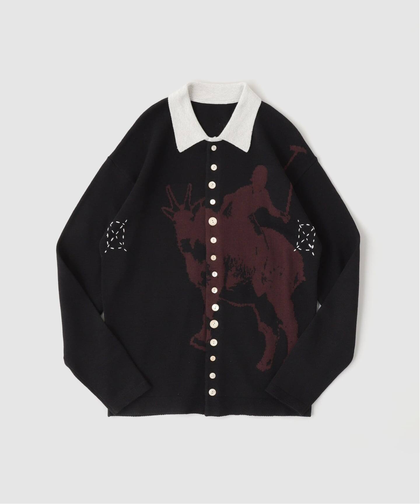 FAF (FAKE AS FLOWERS) / フェイク アズ フラワーズ KNIT ポロシャツ FAF (FAKE AS FLOWERS) / フェイク アズ フラワーズ KNIT ポロシャツ