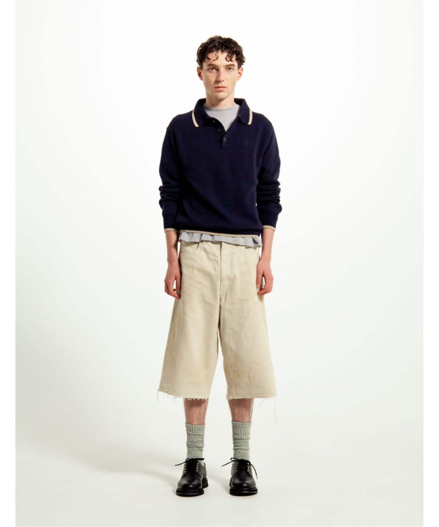 SimplyComplicated/シンプリーコンプリケイテッド EDGE LINE KNIT