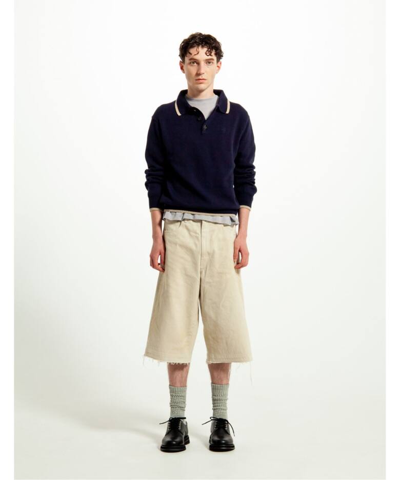 SimplyComplicated/シンプリーコンプリケイテッド EDGE LINE KNIT 