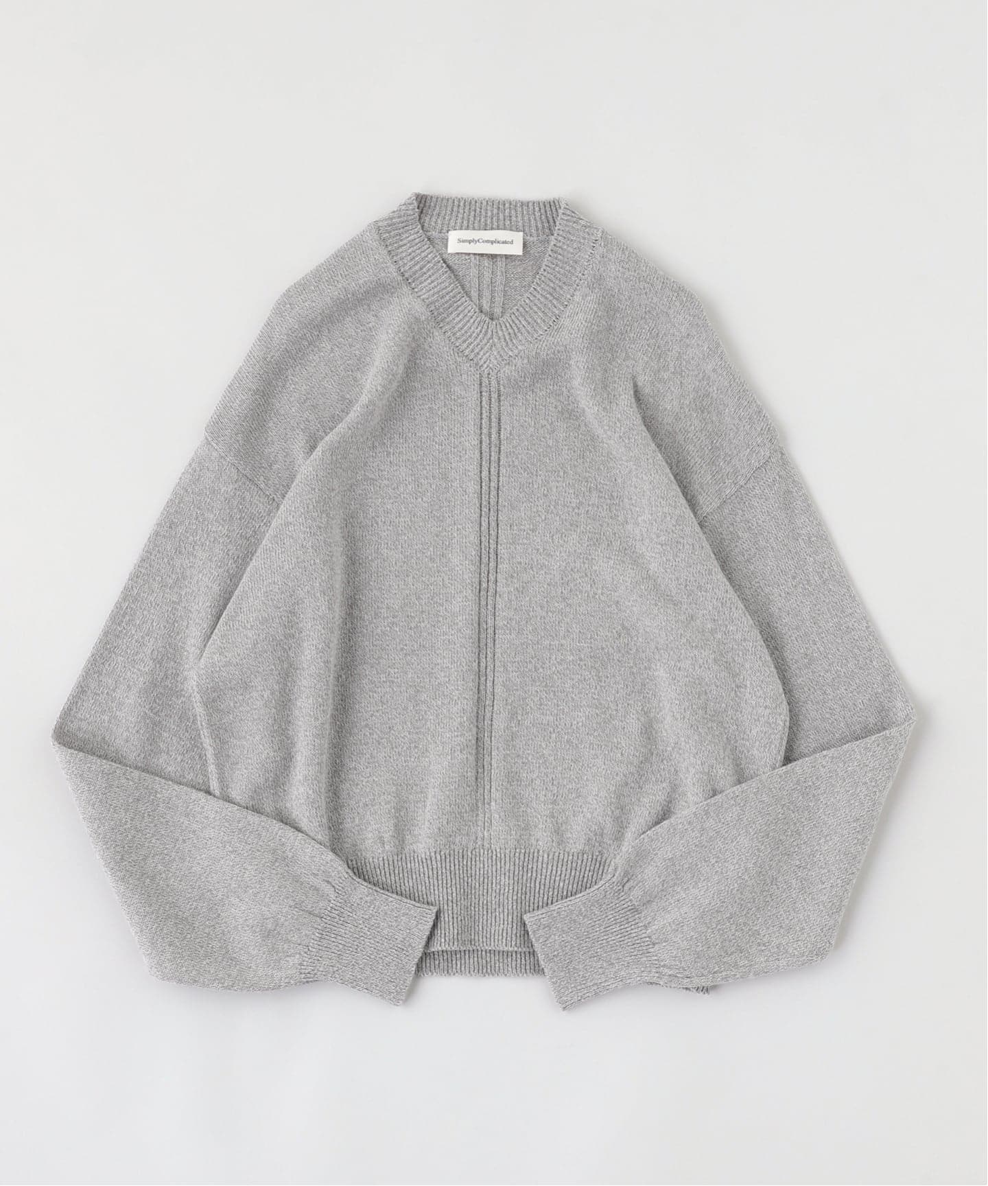 SimplyComplicated/シンプリーコンプリケイテッド V NECK KNIT SWEATER