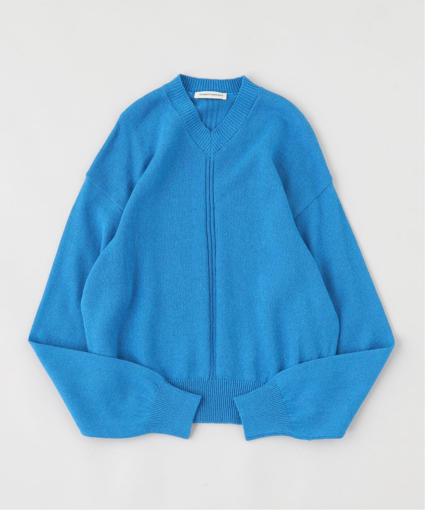 SimplyComplicated/シンプリーコンプリケイテッド V NECK KNIT SWEATER