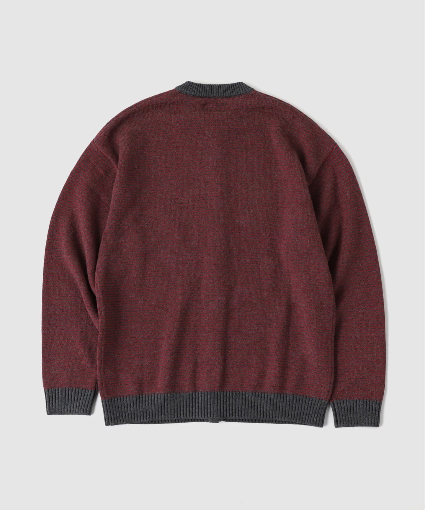 sol soonerorlater カーディガン SOL soonerorlater / スーナーオアレイター KNITTED BORDER CARDIGAN