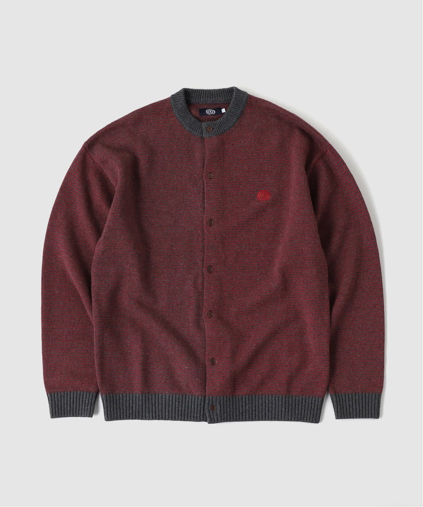 sol soonerorlater カーディガン　　最安値 SOL soonerorlater / スーナーオアレイター KNITTED BORDER CARDIGAN