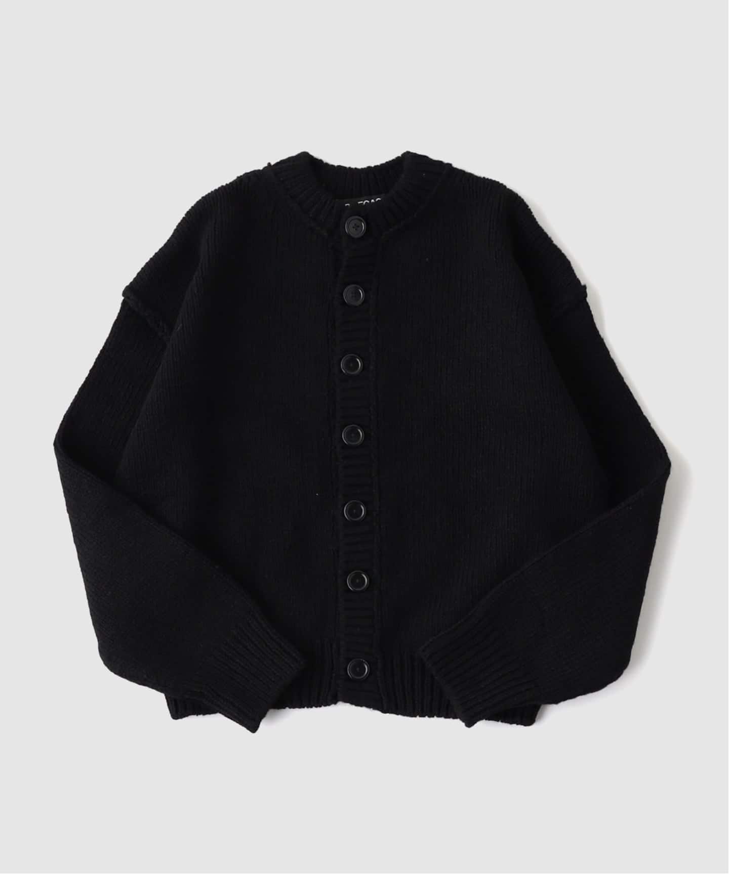 OUR LEGACY ブラックカーディガン イタリア製　size44 26080316004830_ma_001_N_org.