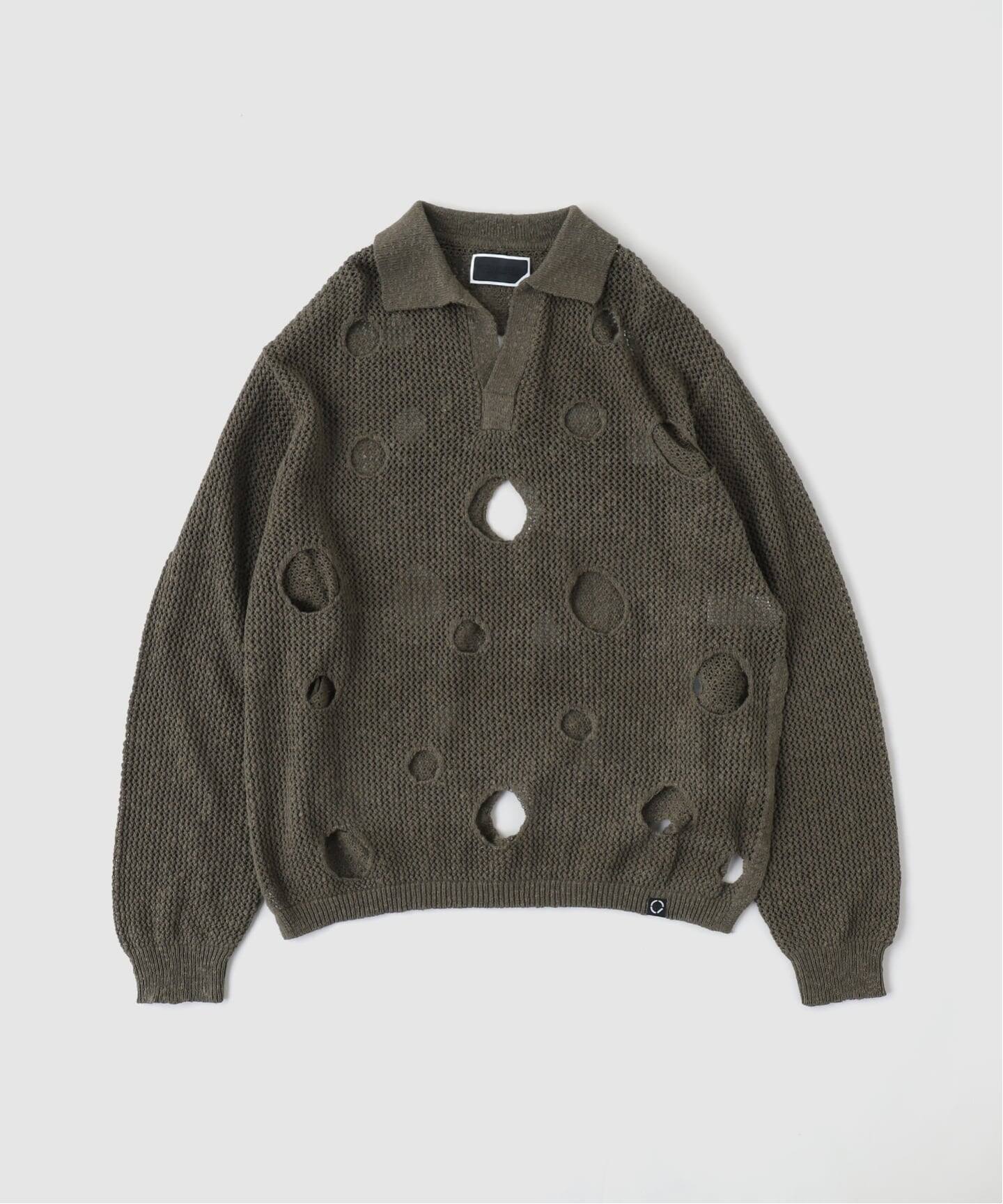 PHINGERIN / フィンガリン HOLE KNIT SKIPPER（ニット／セーター