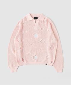 PHINGERIN / フィンガリン HOLE KNIT SKIPPER（ニット／セーター 