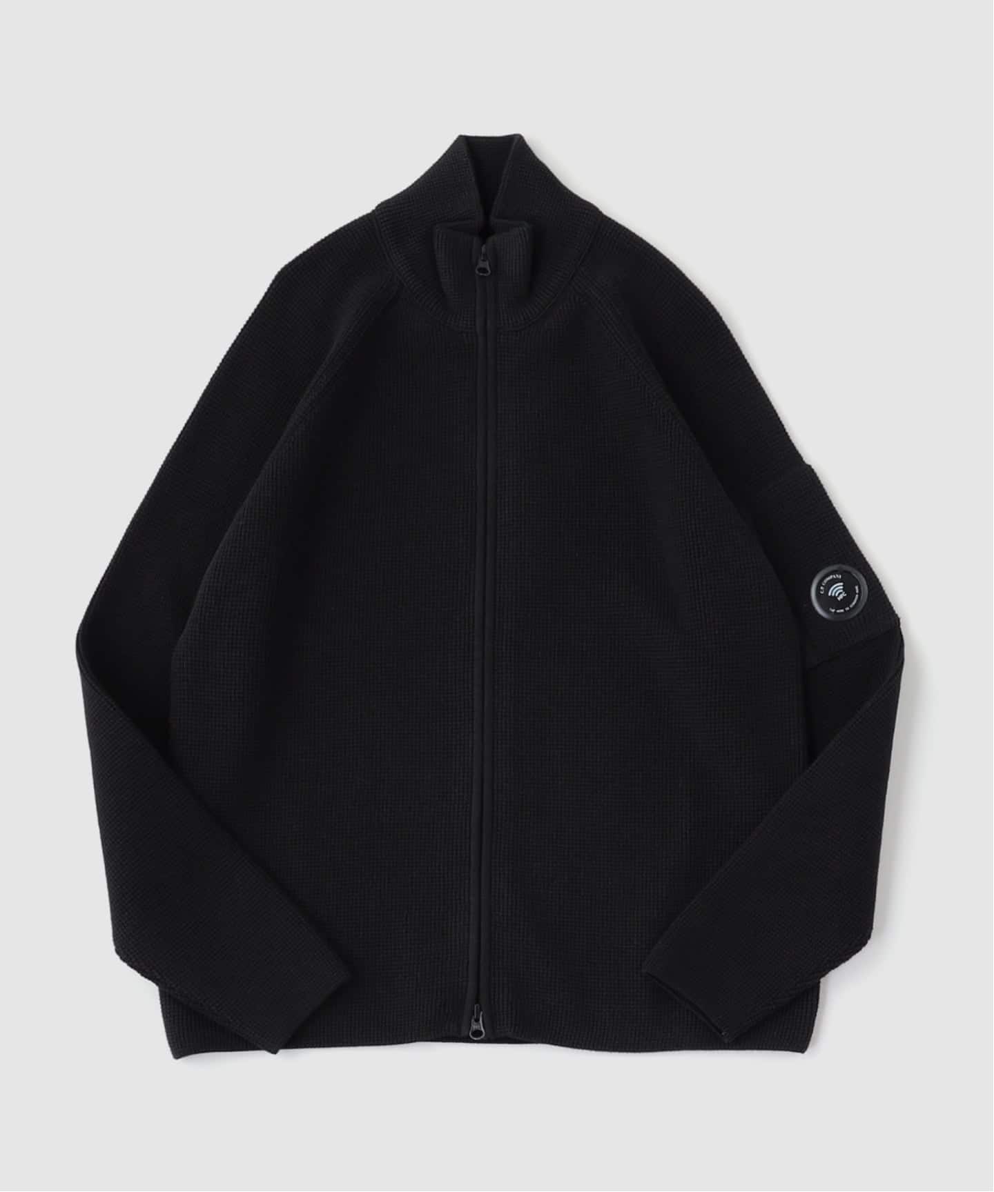 CPカンパニー ライトスエット　フルジップカーディガン C.P.Company / シーピーカンパニー WAFFLE KN COTTON ZIP LENS CRDGN